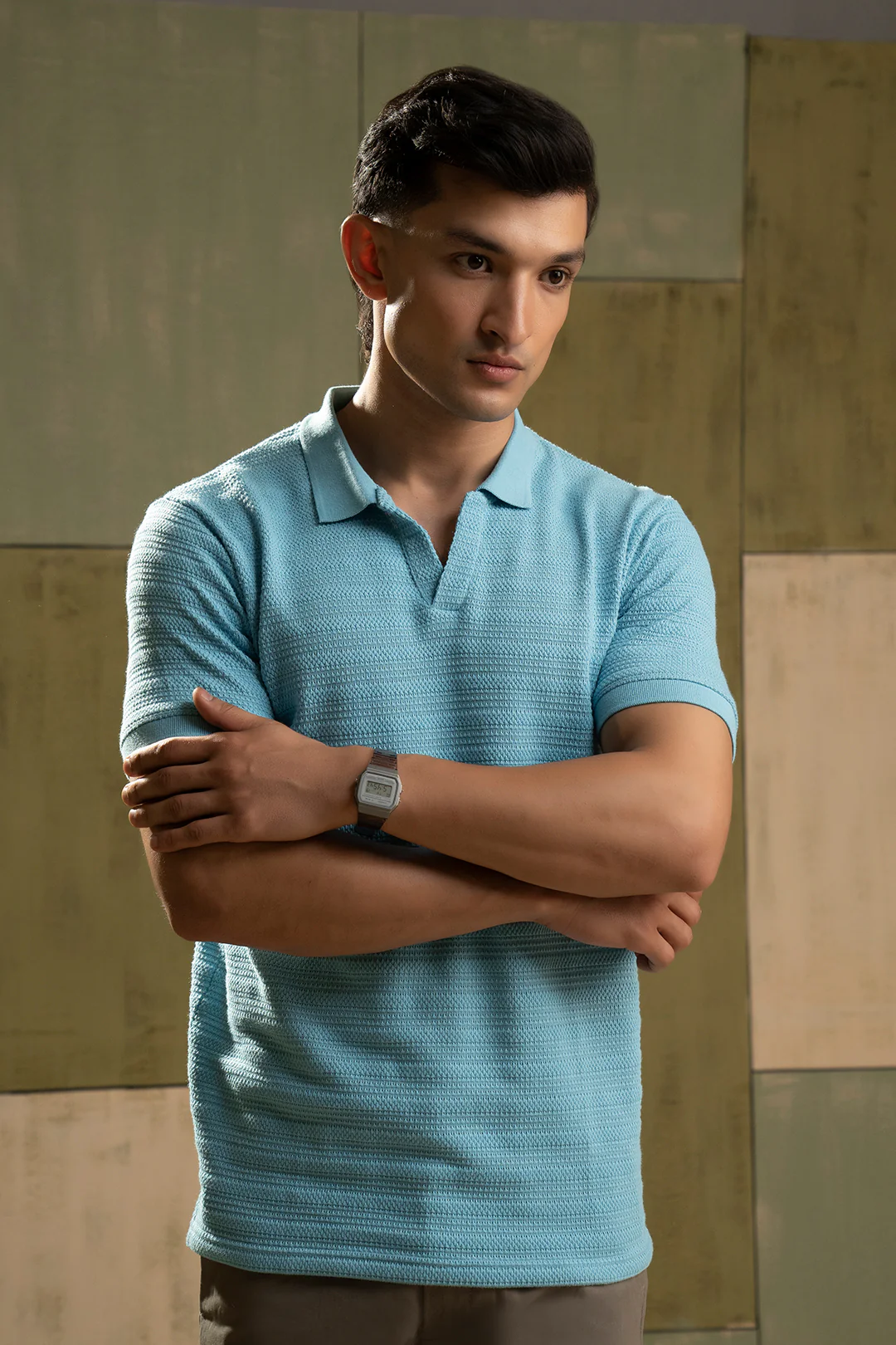 Textured Polo - 5005 - Image 4