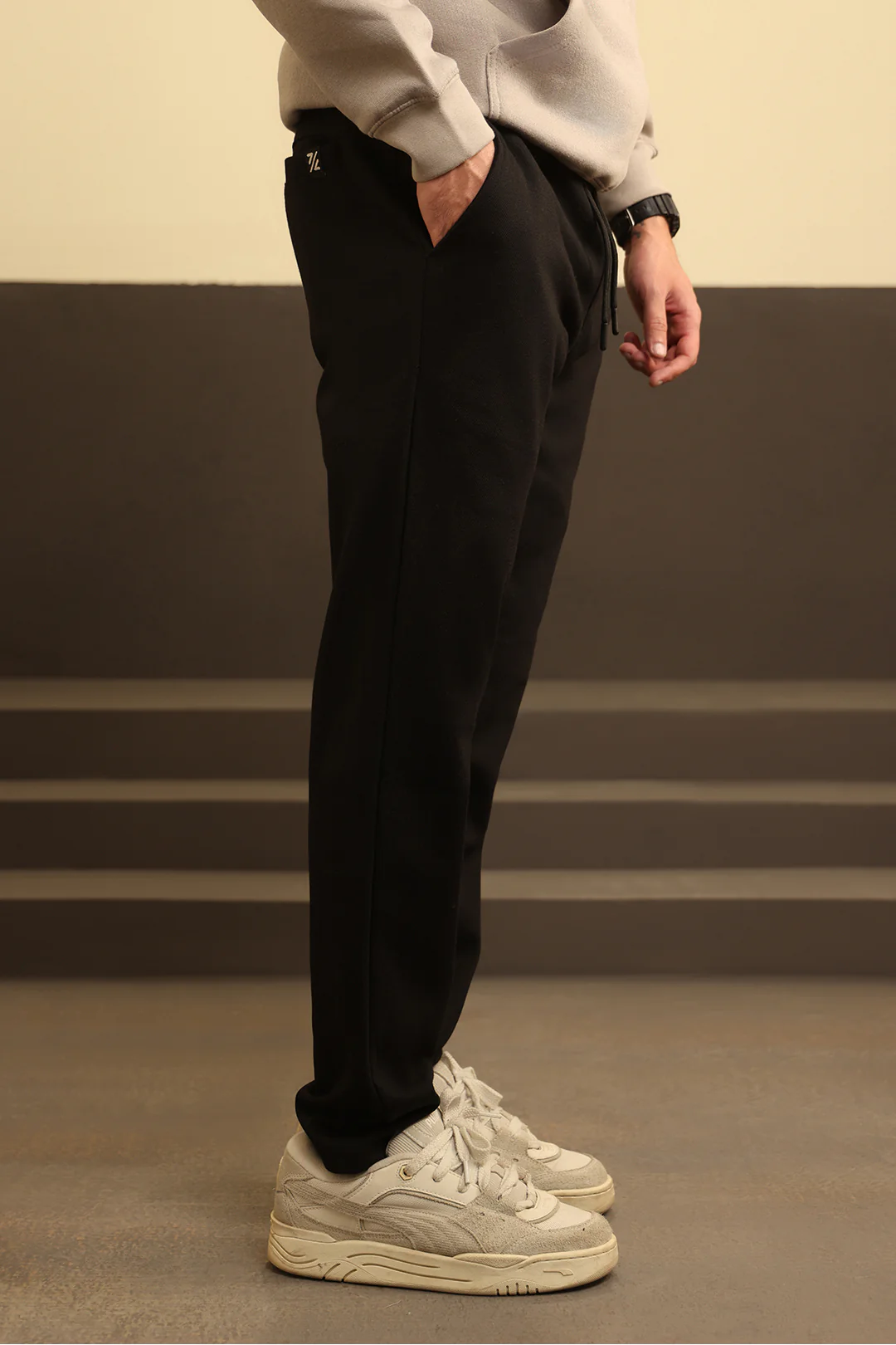 Knitted Straight Pant - 5001 - Image 2