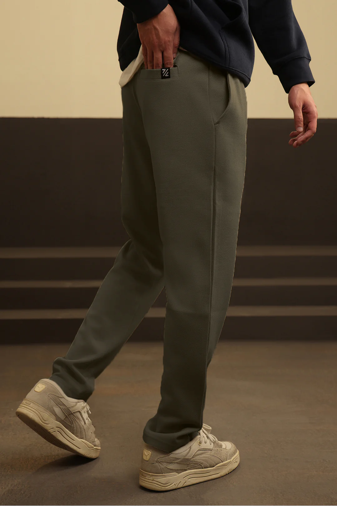 Knitted Straight Pant - 5001 - Image 2