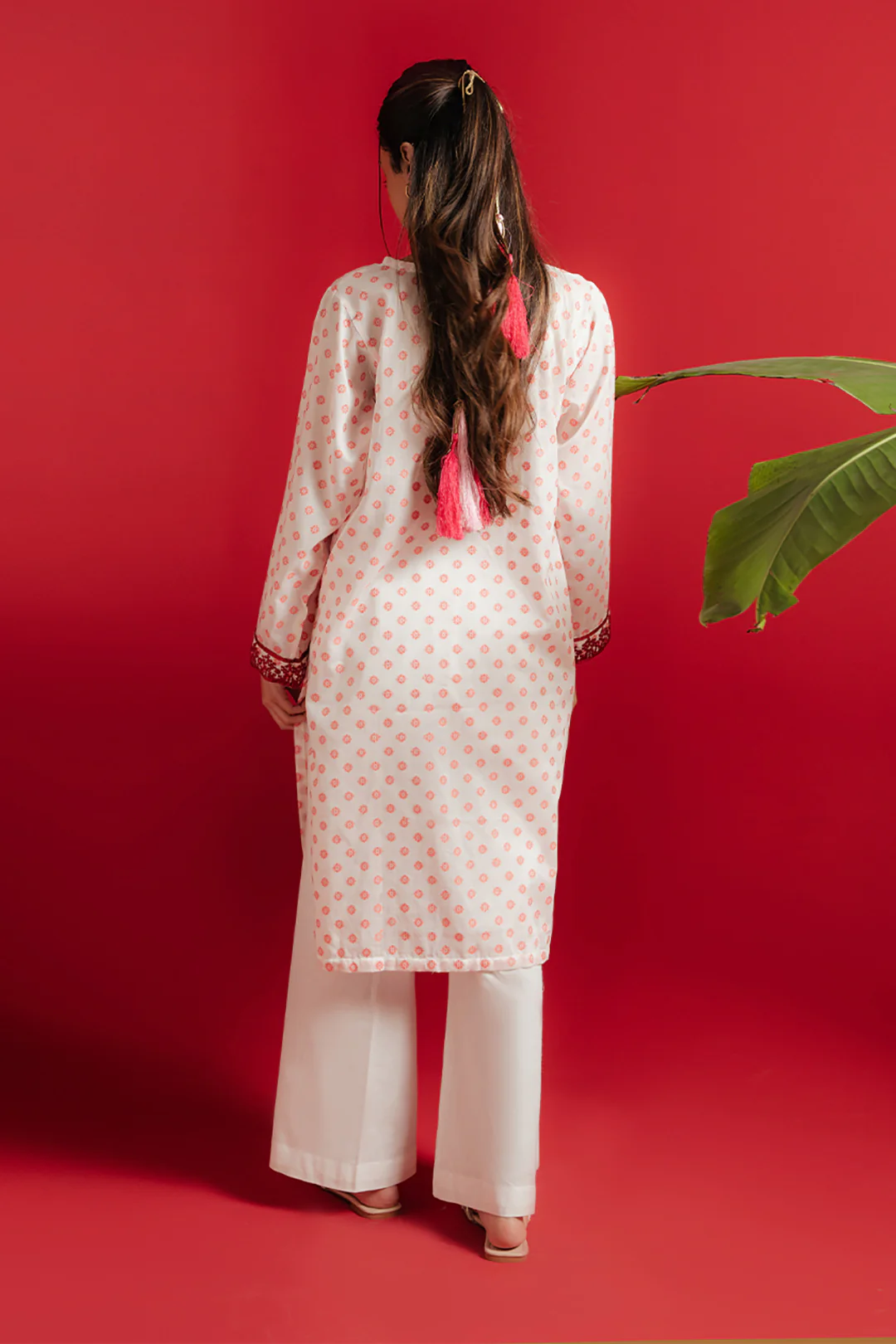 Embroidered Kurta - 1165 - Image 5