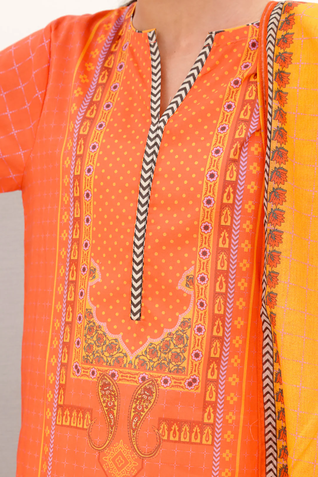 Kurta Dupatta - 0865 - Image 4