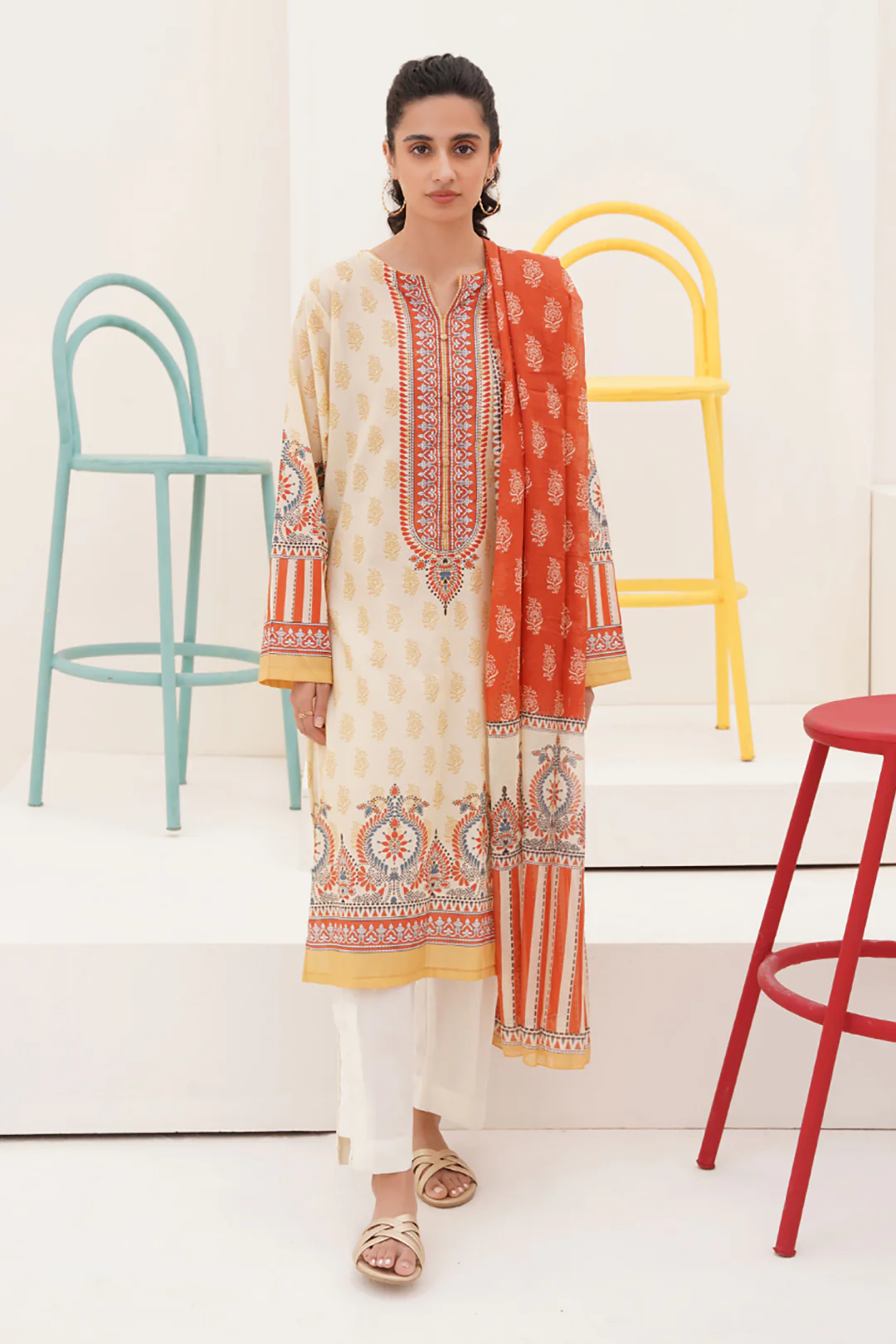 Kurta Dupatta - 0868 - Image 3