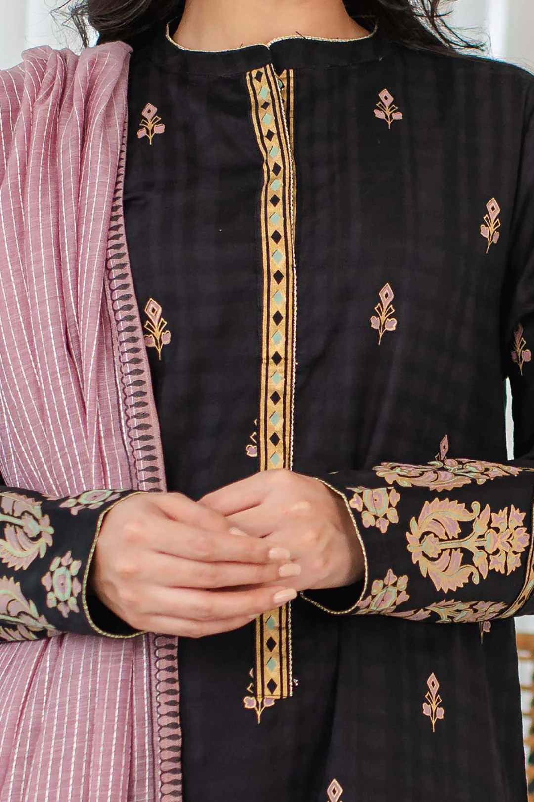 Kurta Dupatta Trouser - 0893 - Image 4