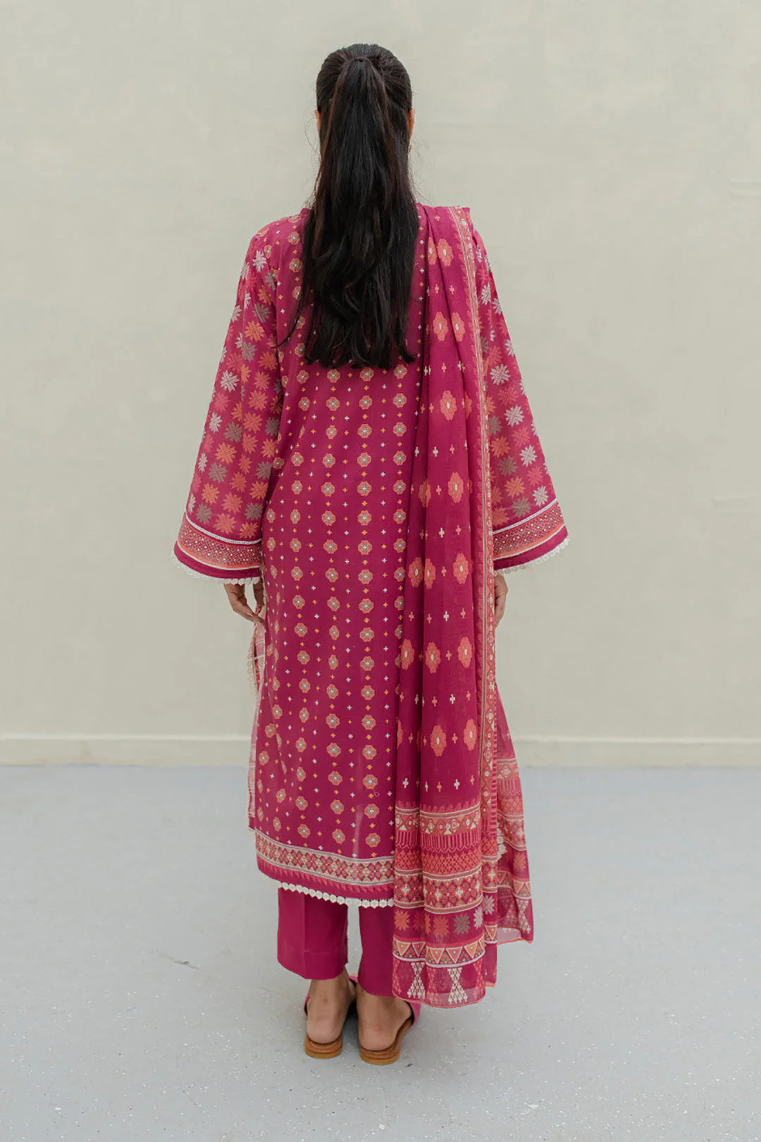 Kurta Dupatta Trouser - 1075 - Image 5