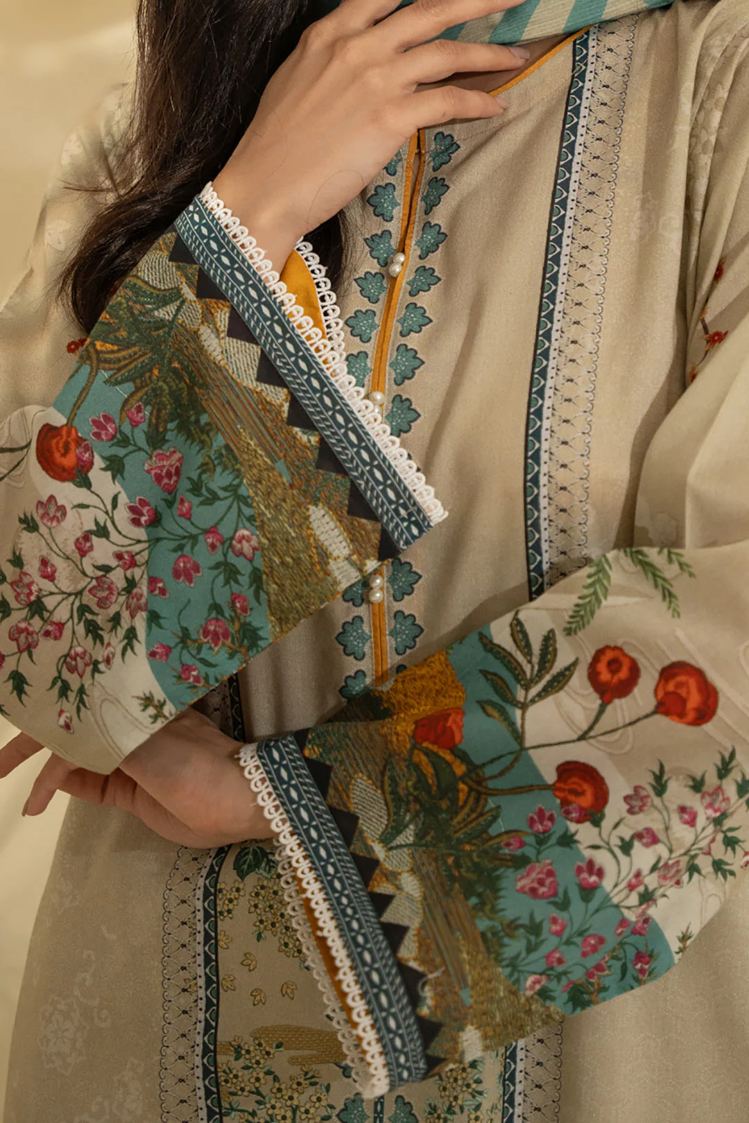 Kurta Dupatta Trouser - 1751 - Image 4