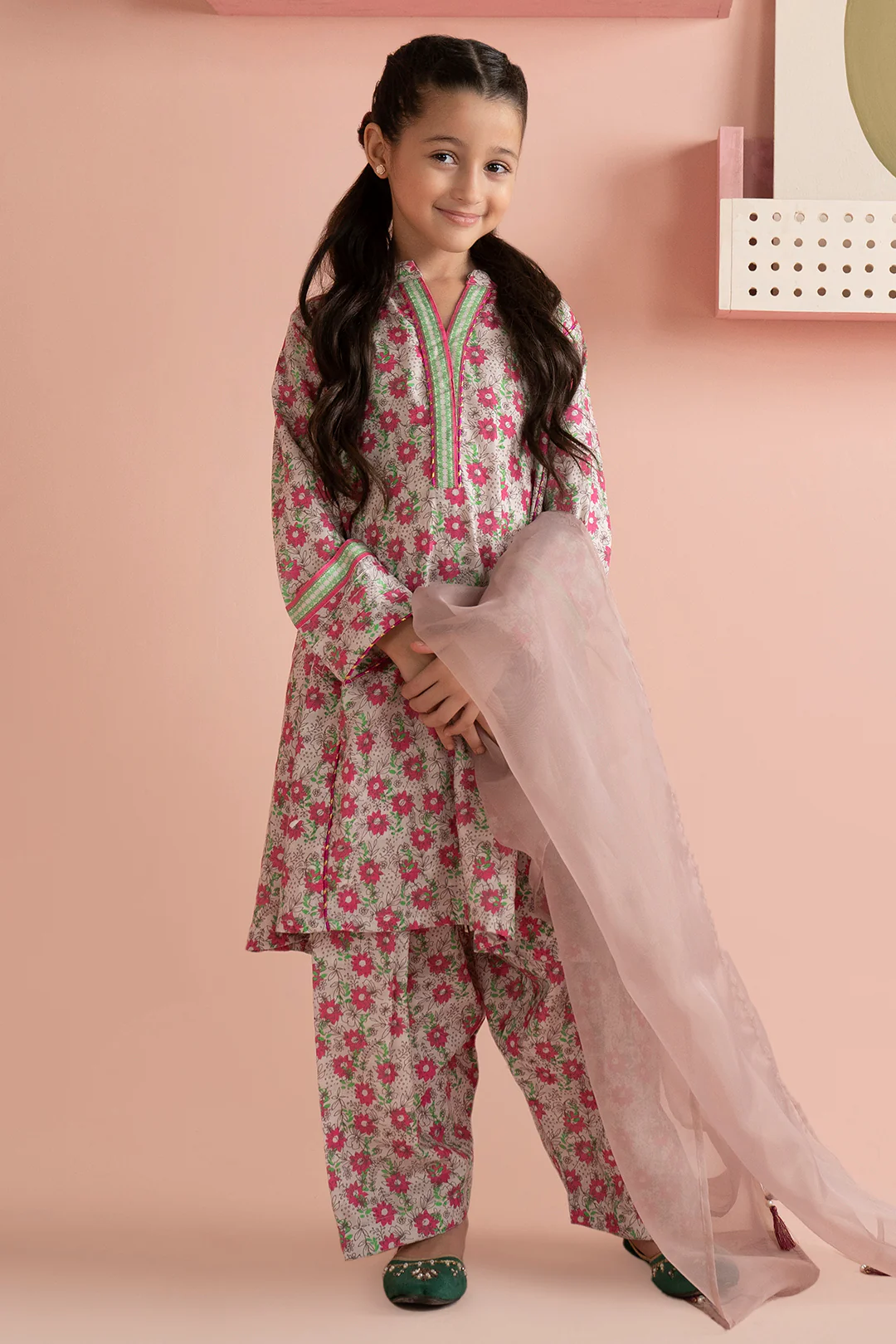 Kurta Dupatta Trouser - 3195