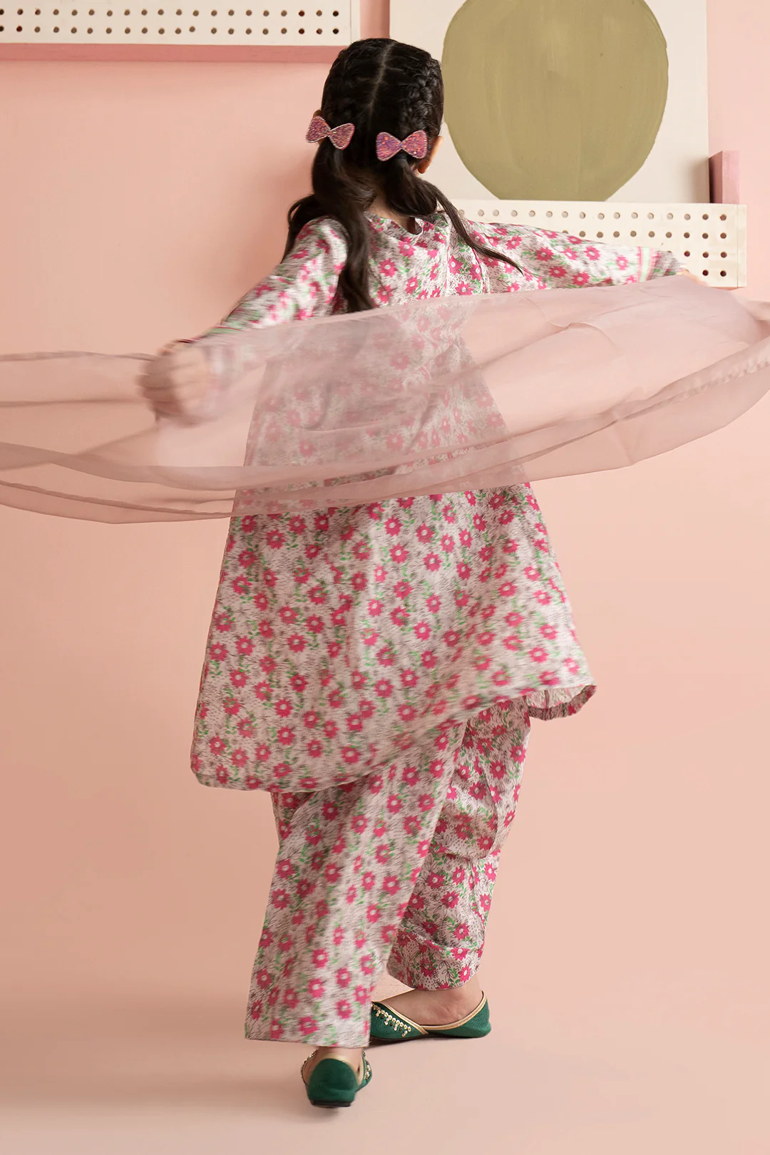 Kurta Dupatta Trouser - 3195 - Image 7