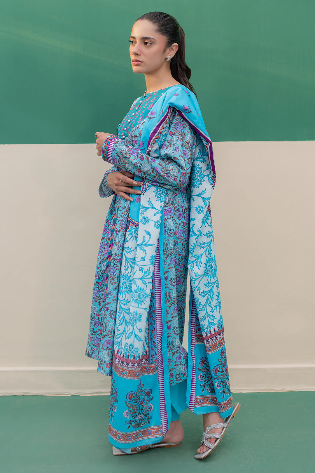 Kurta Dupatta Trouser - 2856 - Image 7