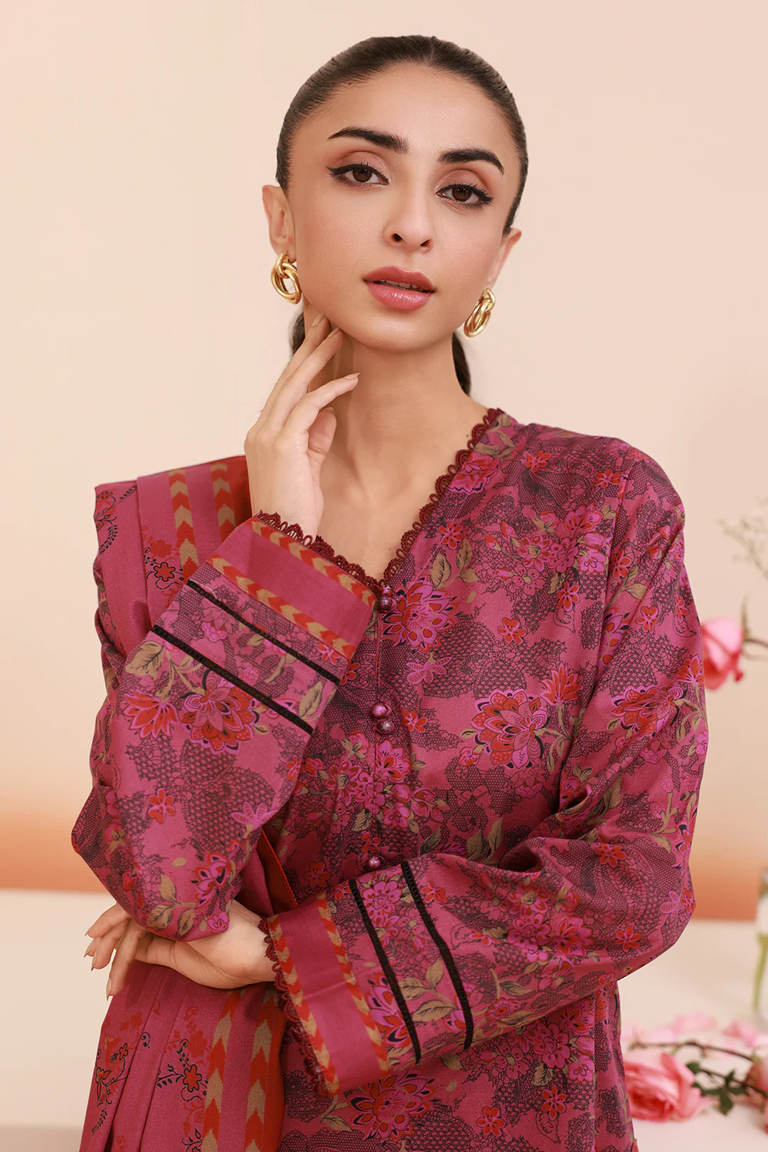 Kurta Dupatta Trouser - 3281 - Image 4