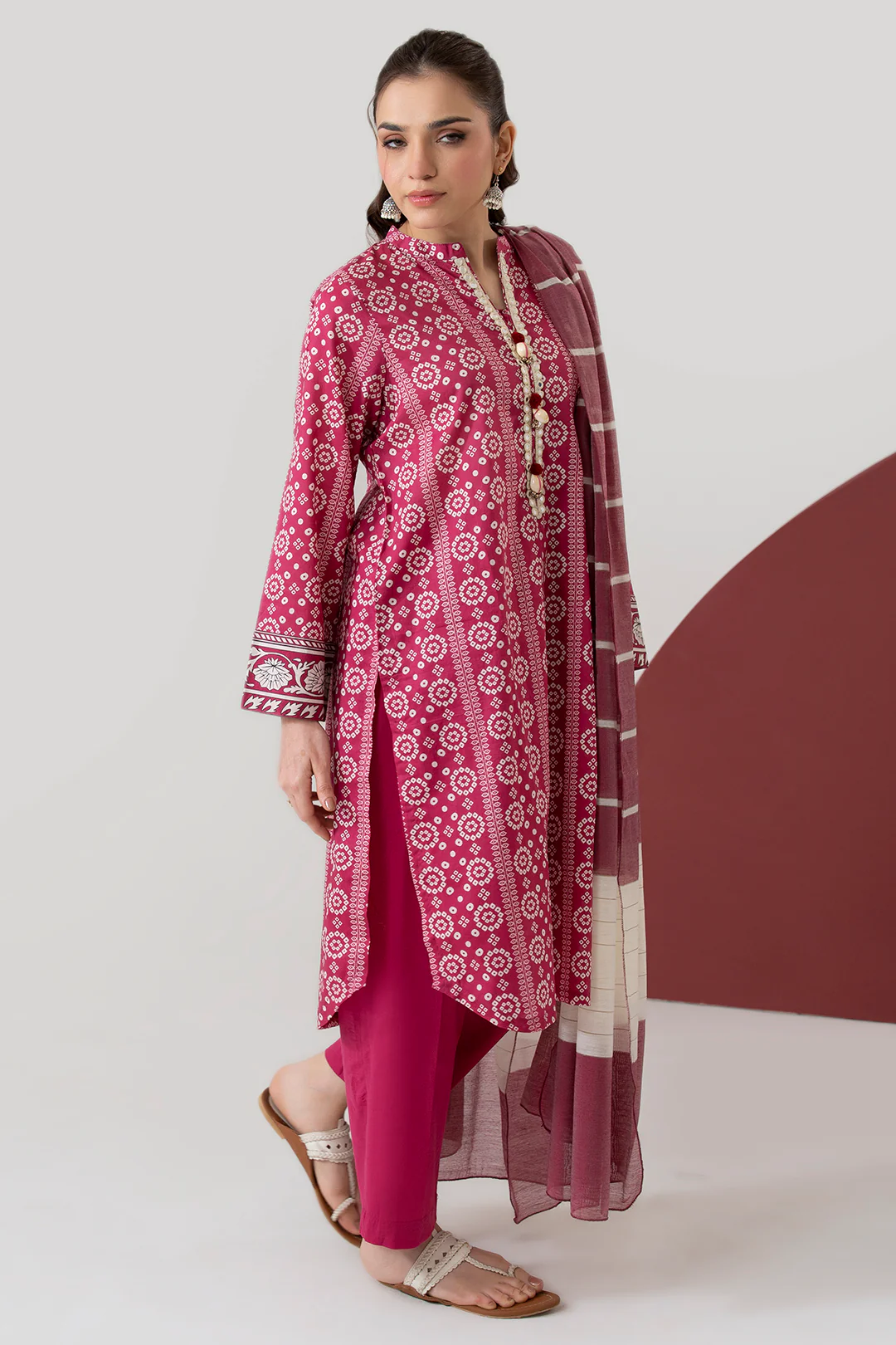 Kurta Dupatta Trouser - 3282 - Image 5
