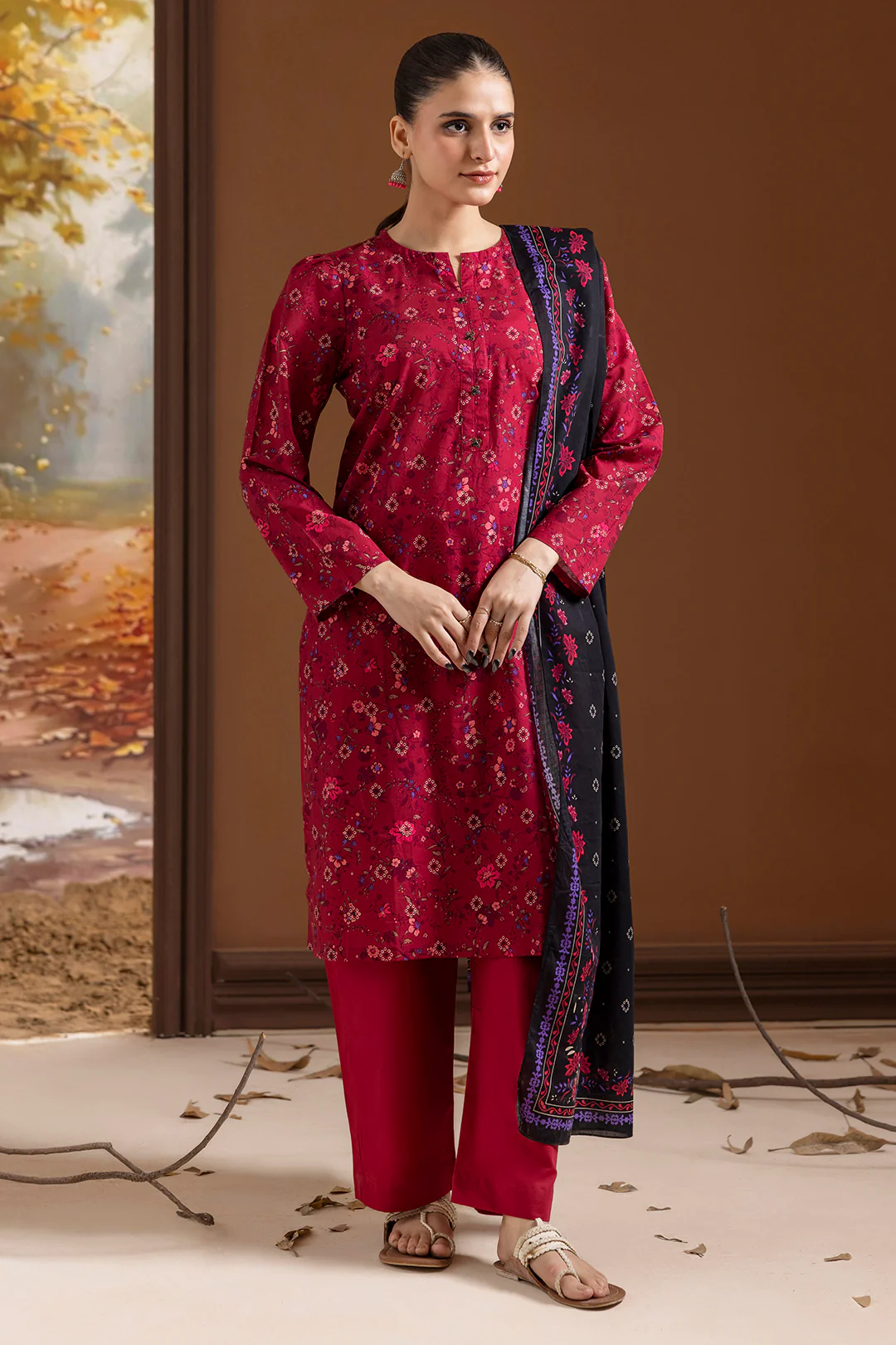 Kurta Dupatta Trouser - 2628