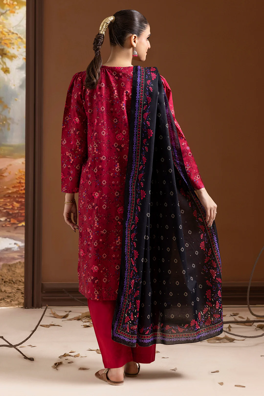 Kurta Dupatta Trouser - 2628 - Image 10