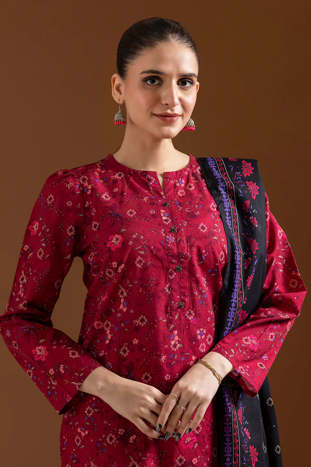 Kurta Dupatta Trouser - 2628 - Image 5
