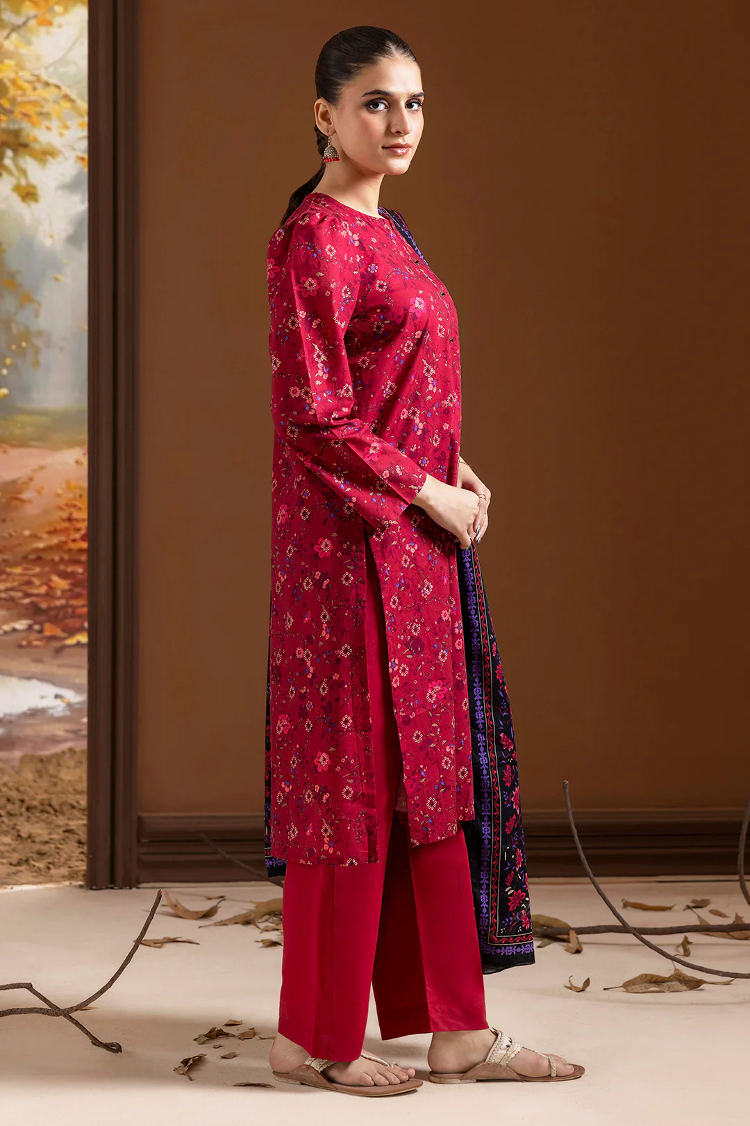 Kurta Dupatta Trouser - 2628 - Image 6