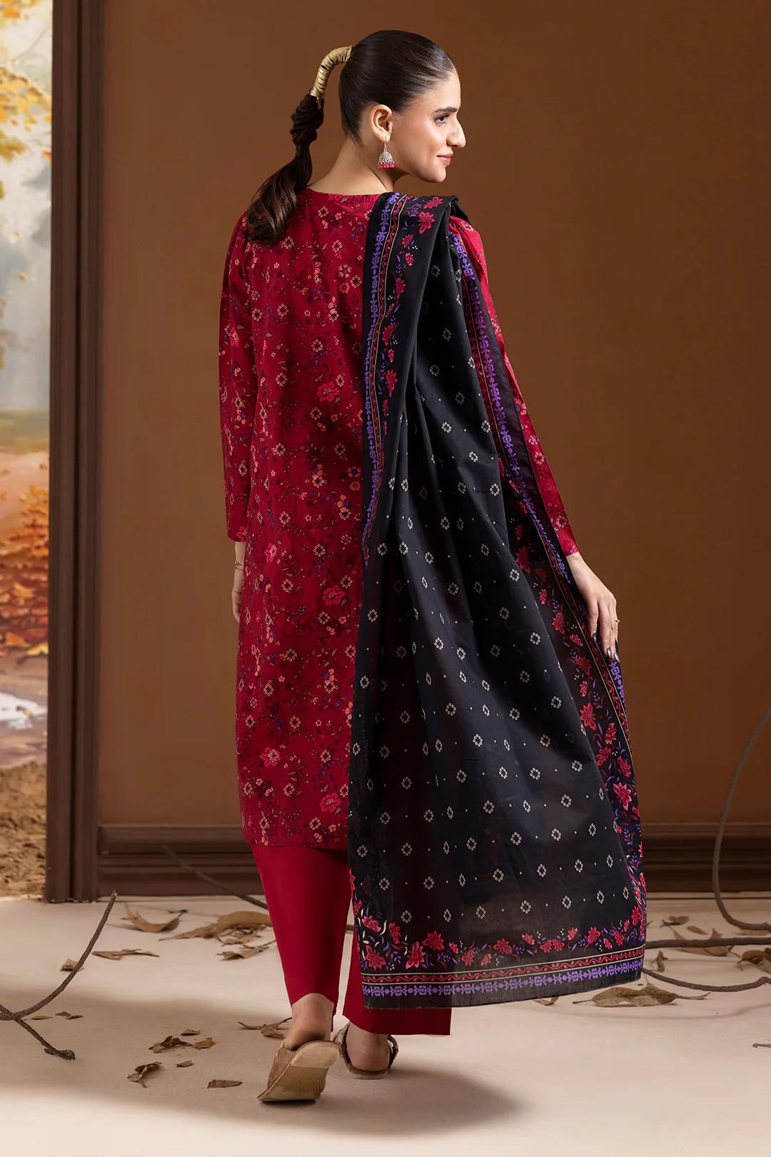 Kurta Dupatta Trouser - 2628 - Image 9