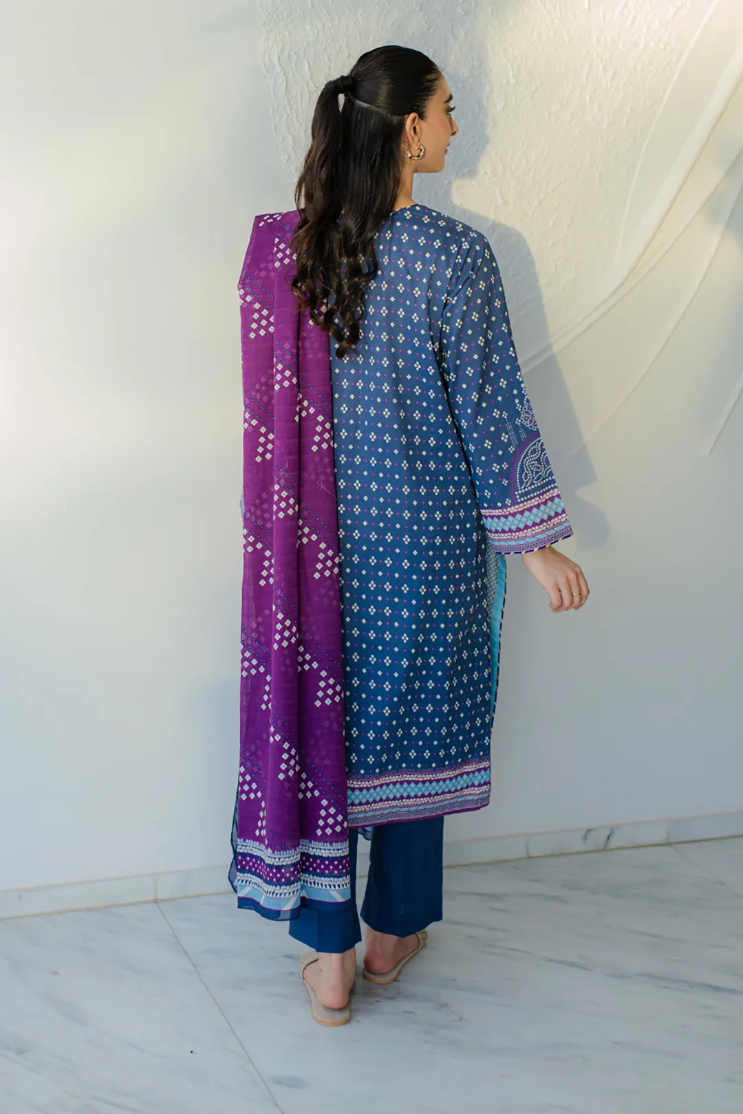 Kurta Dupatta Trouser - 1742 - Image 5