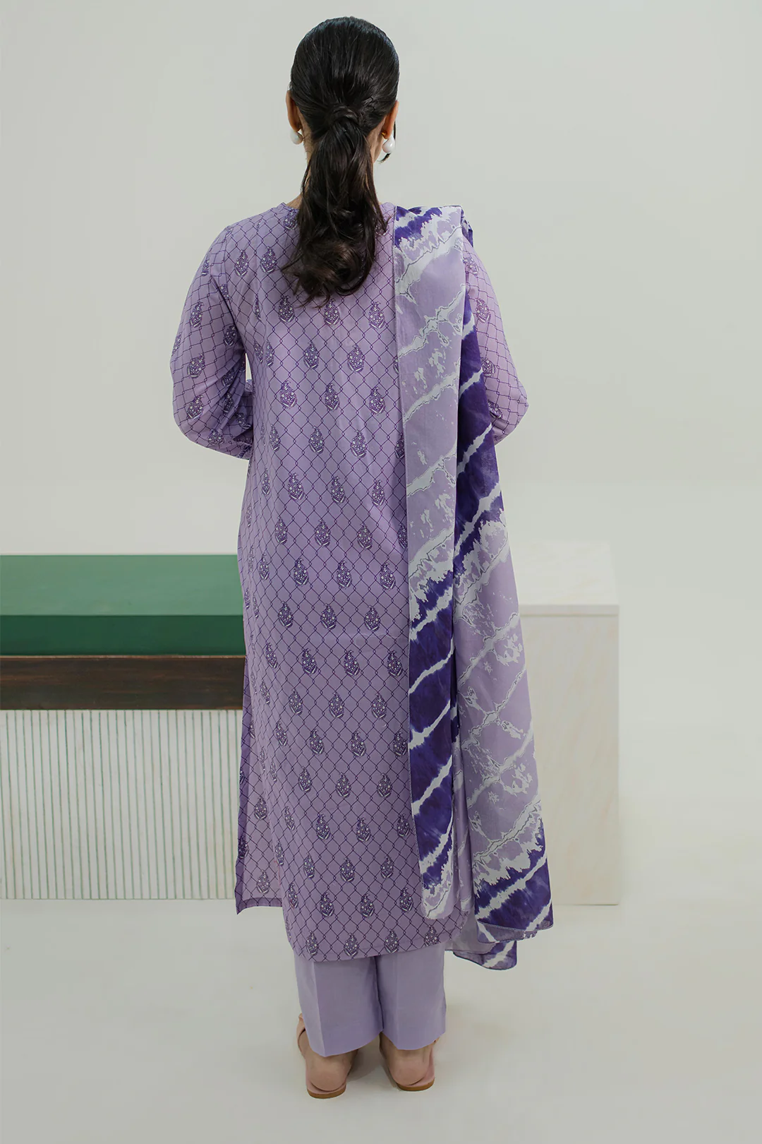 Kurta Dupatta Trouser - 1755 - Image 5