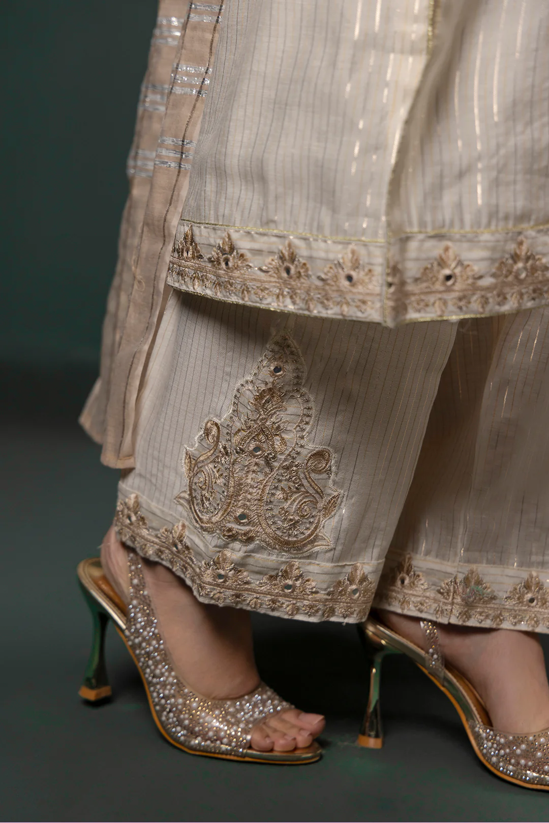 Embroidered Kurta Dupatta Trouser - 1996 - Image 3