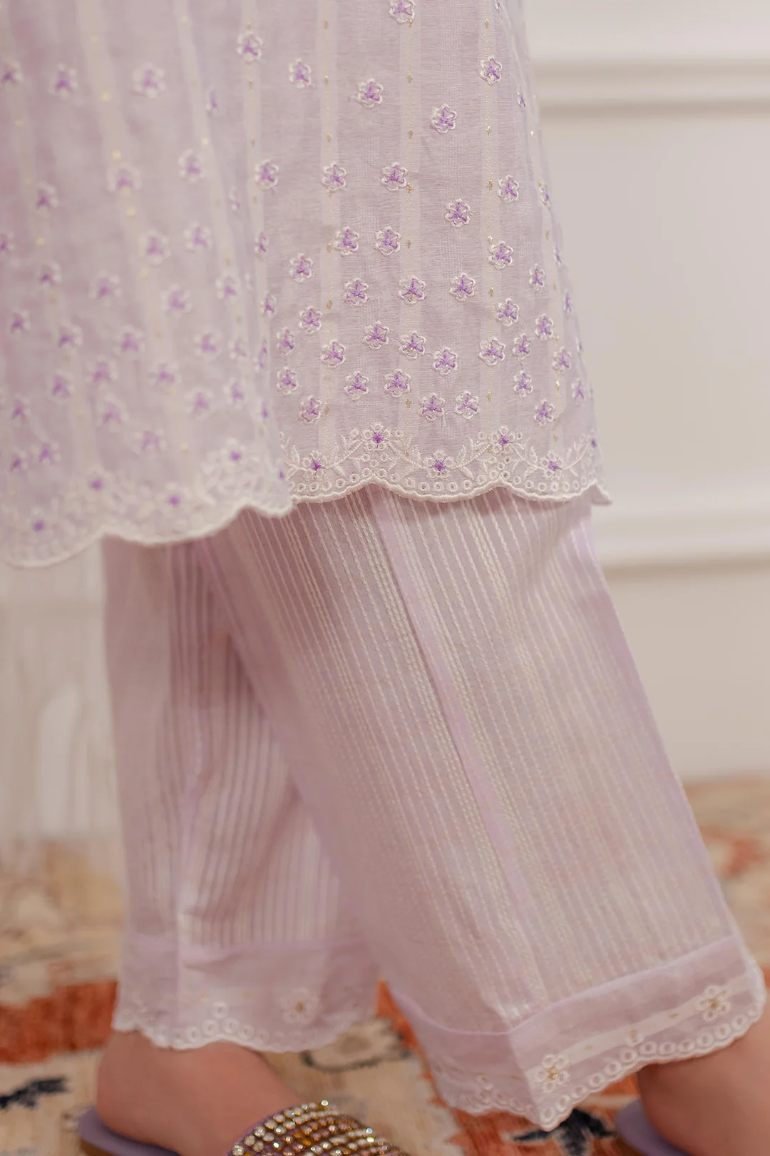 Embroidered Kurta Dupatta Trouser - 2000 - Image 3