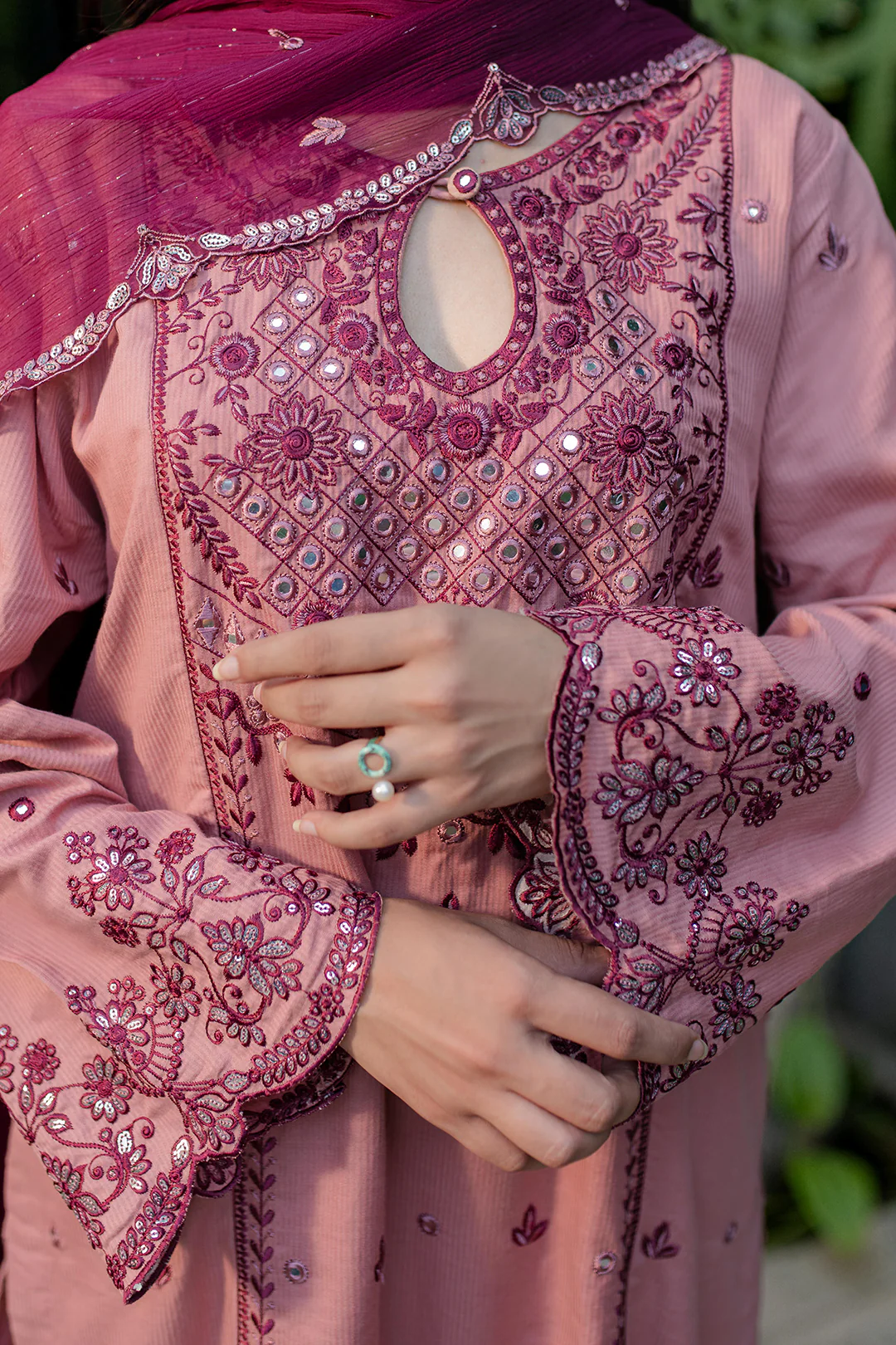 Embroidered Kurta Dupatta Trouser - 2005 - Image 4