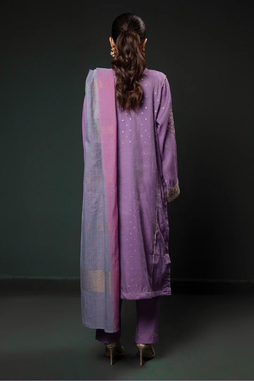 Embroidered Kurta Dupatta Trouser - 2007 - Image 9