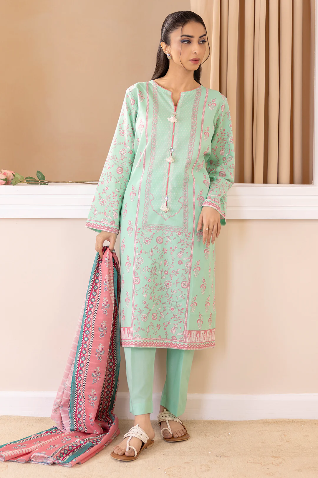 Kurta Dupatta Trouser - 1448 - Image 3