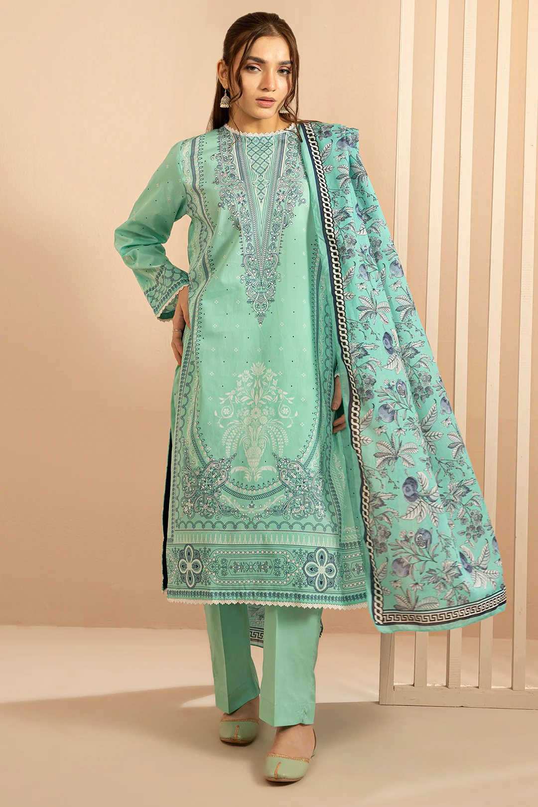 Kurta Dupatta Trouser - 1450