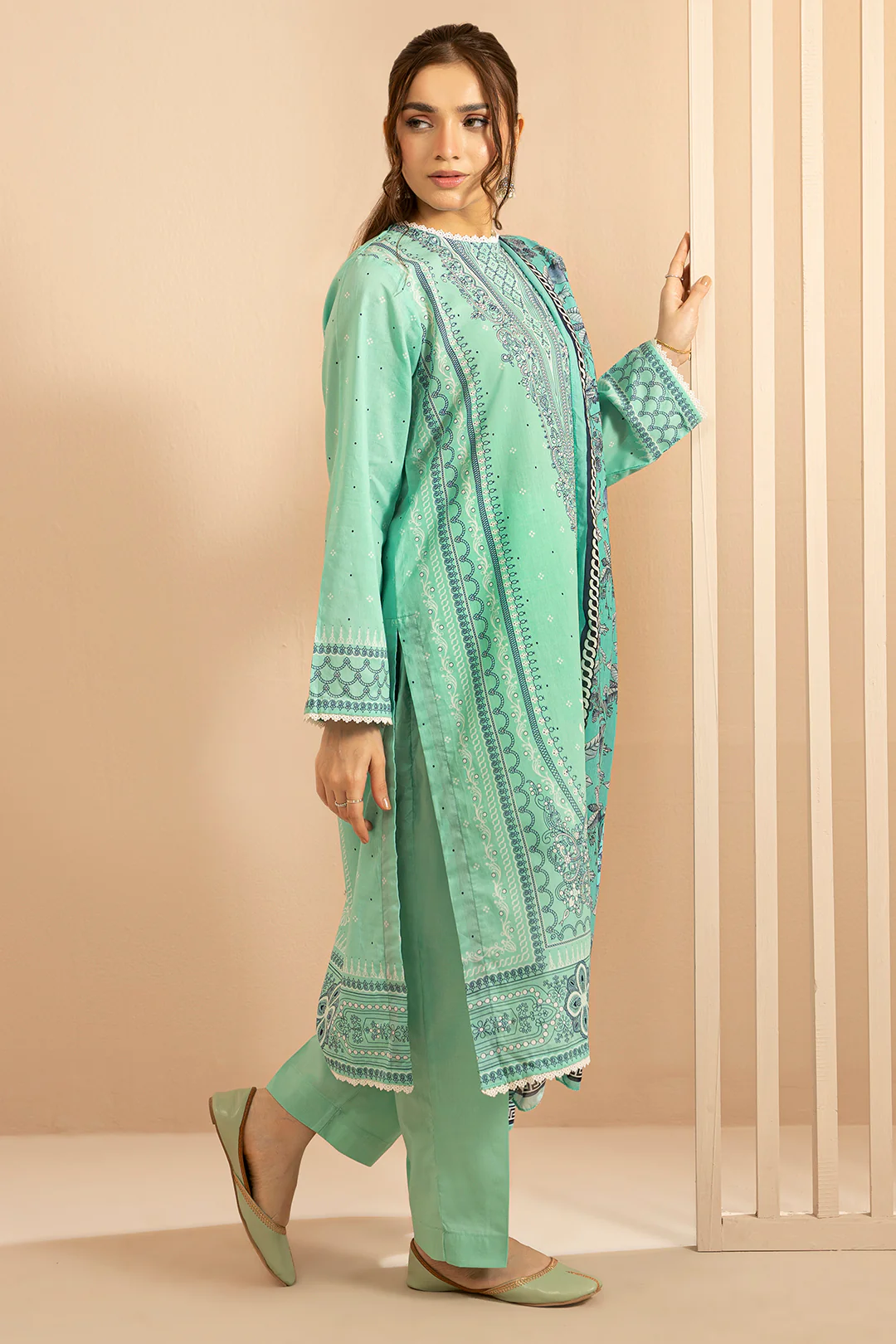Kurta Dupatta Trouser - 1450 - Image 2