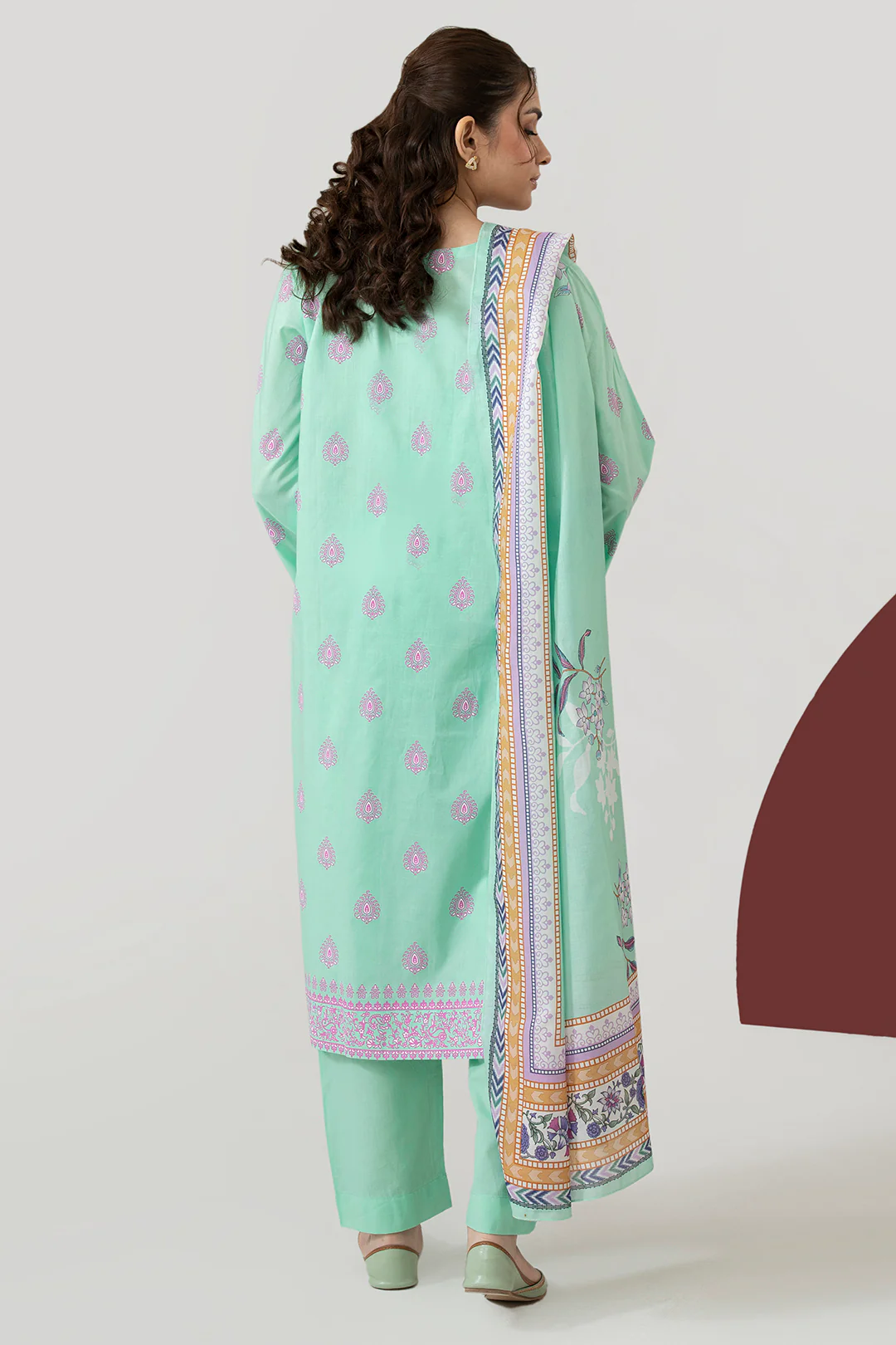 Kurta Dupatta Trouser - 1573 - Image 7