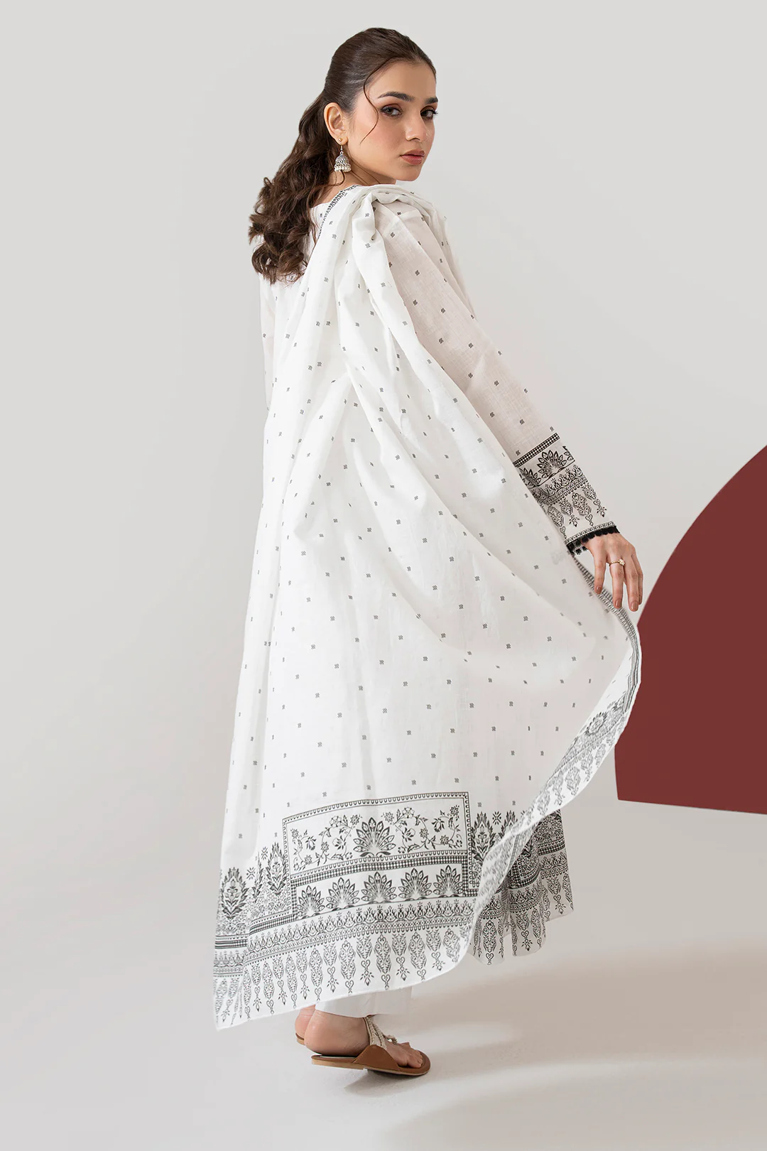 Kurta Dupatta Trouser - 1624 - Image 5