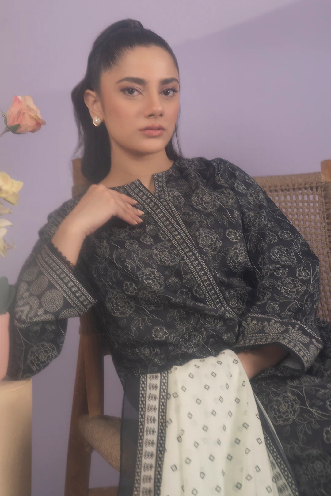 Kurta Dupatta Trouser - 1702 - Image 8
