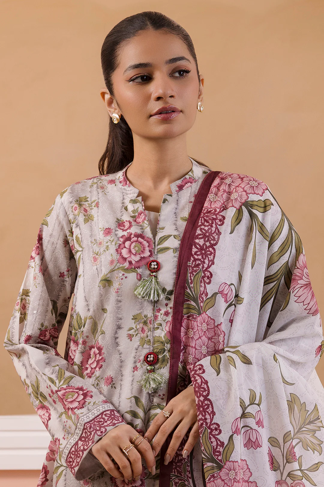 Kurta Dupatta Trouser - 1705 - Image 2