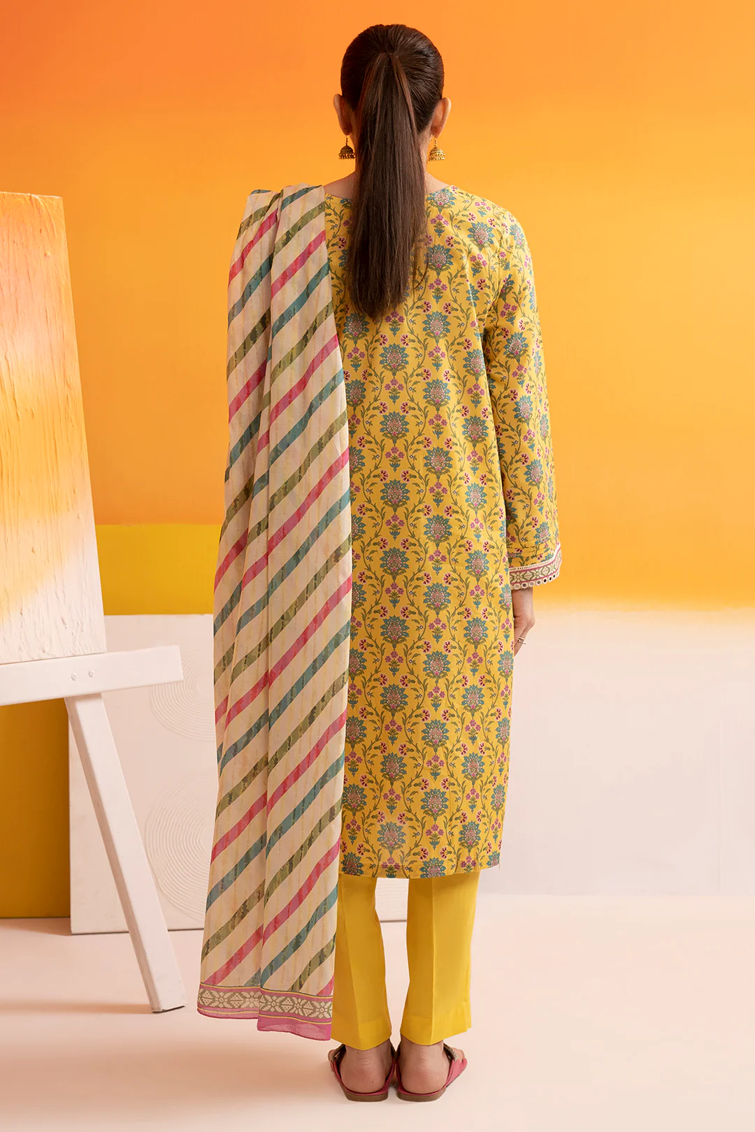 Kurta Dupatta Trouser - 1709 - Image 7
