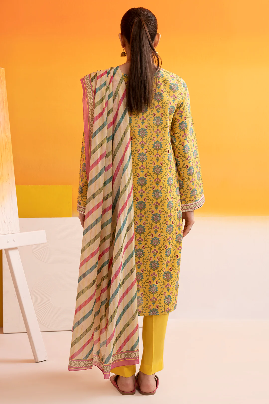 Kurta Dupatta Trouser - 1709 - Image 8