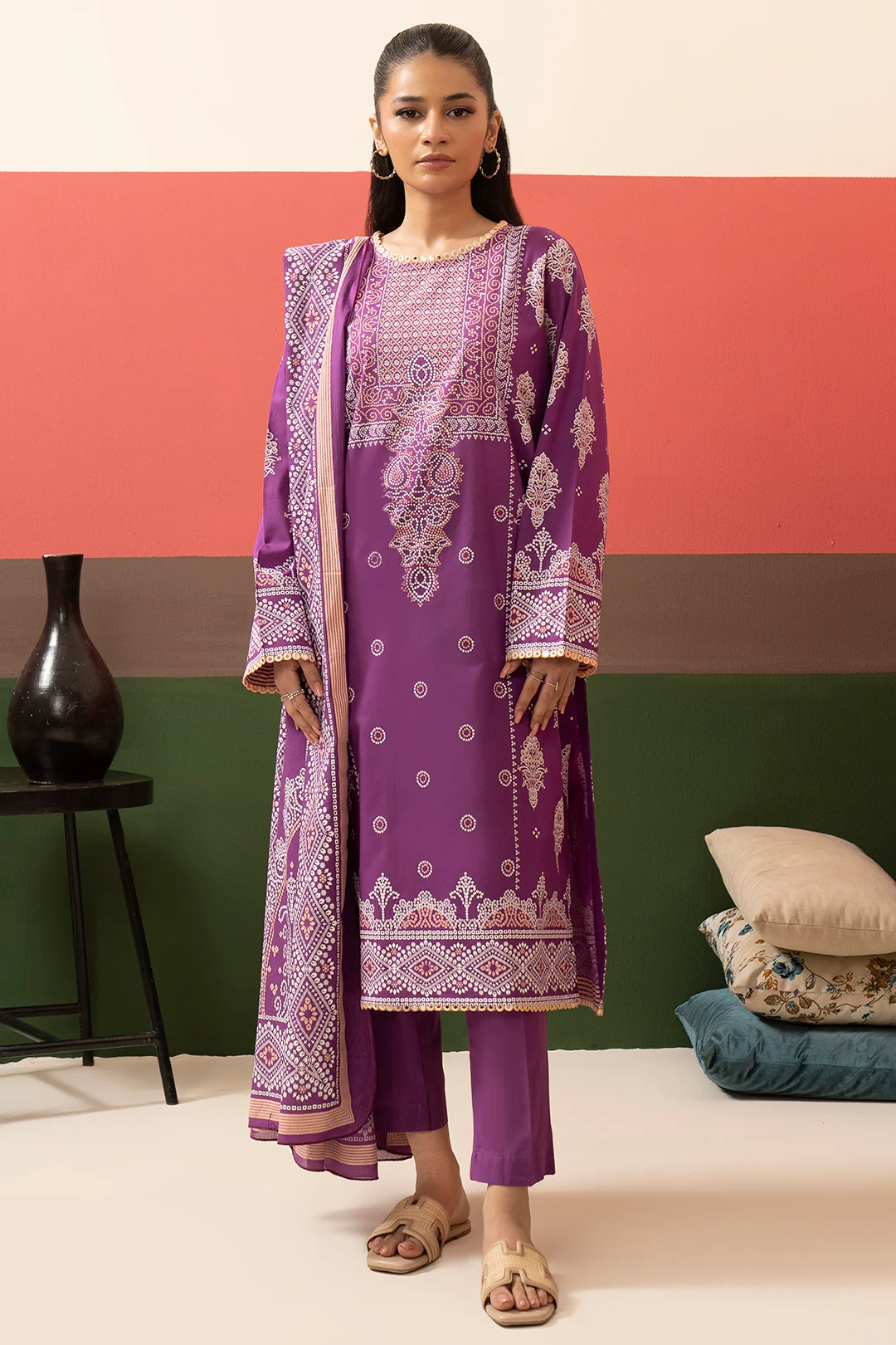 Kurta Dupatta Trouser - 1776 - Image 6