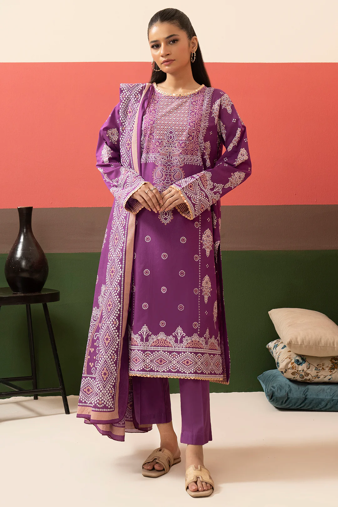 Kurta Dupatta Trouser - 1776 - Image 7