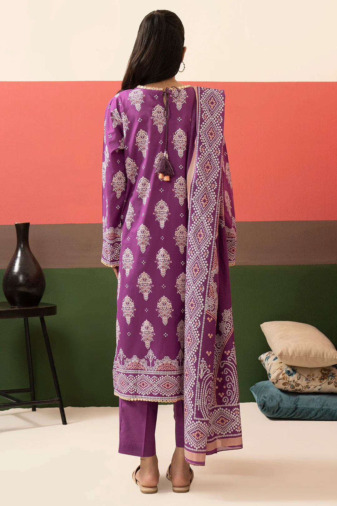 Kurta Dupatta Trouser - 1776 - Image 9