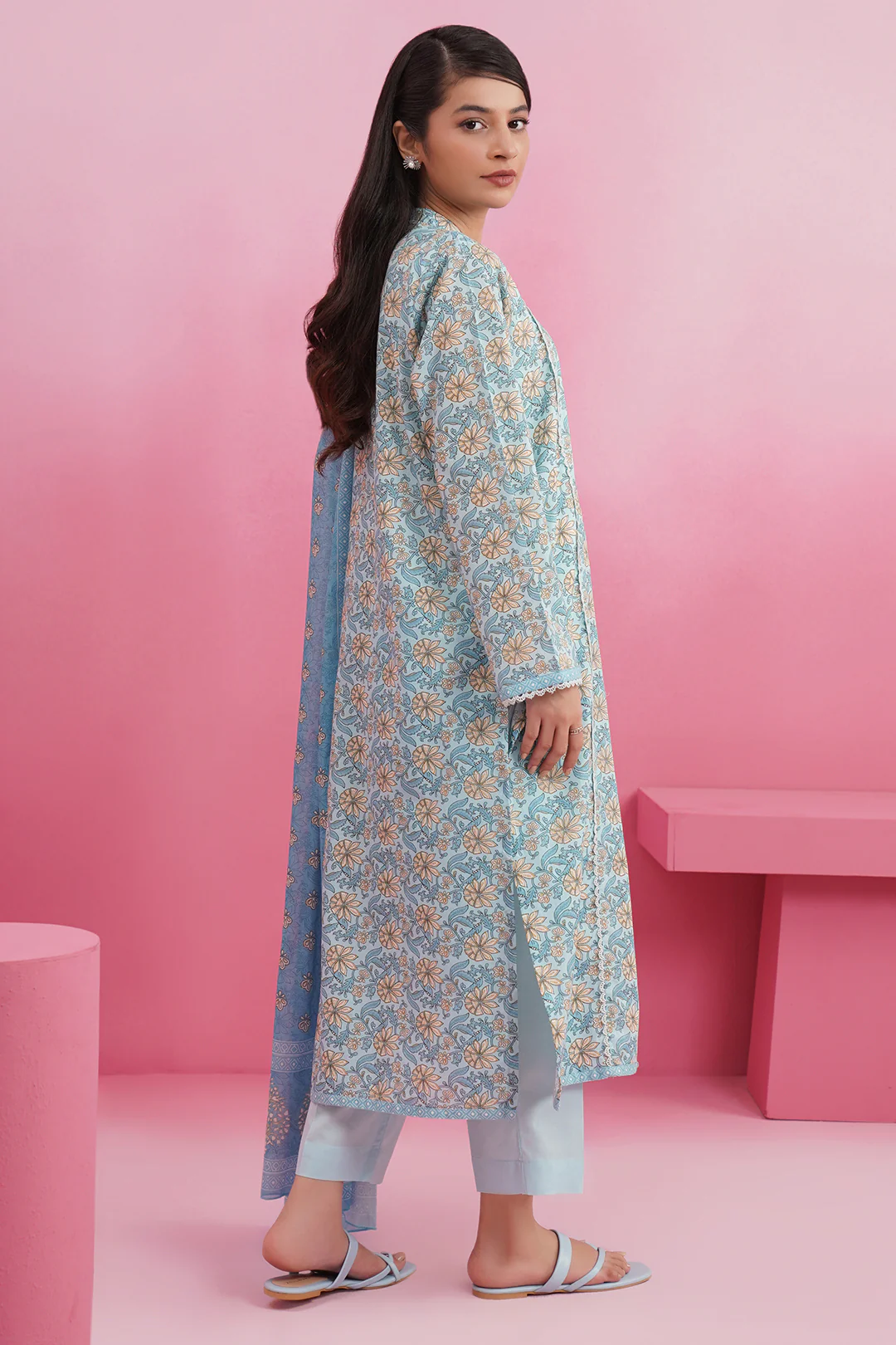 Kurta Dupatta Trouser - 1777 - Image 5
