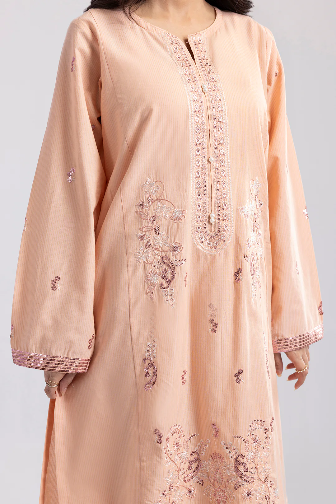 Embroidered Kurta Dupatta Trouser - 1790 - Image 3
