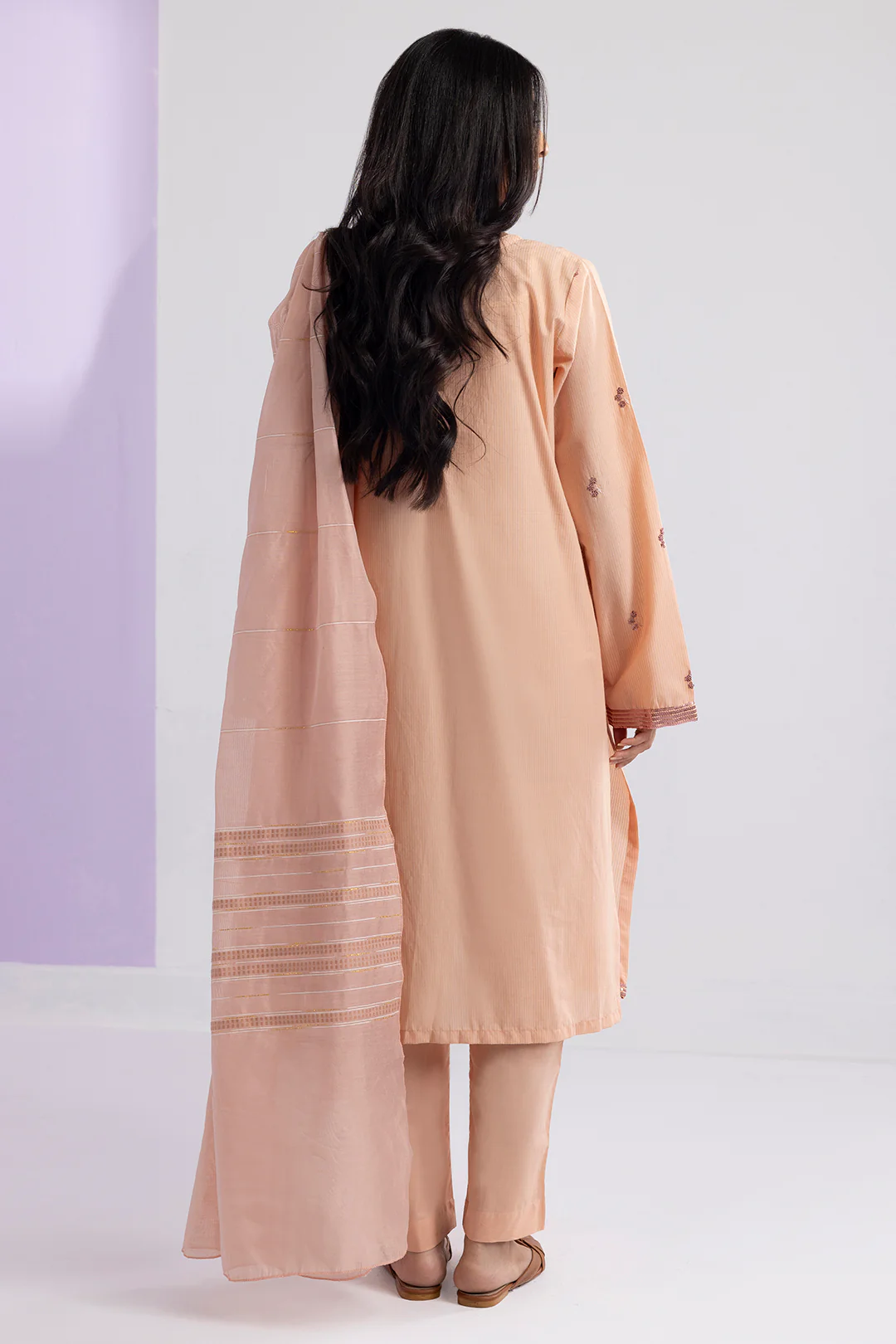 Embroidered Kurta Dupatta Trouser - 1790 - Image 6