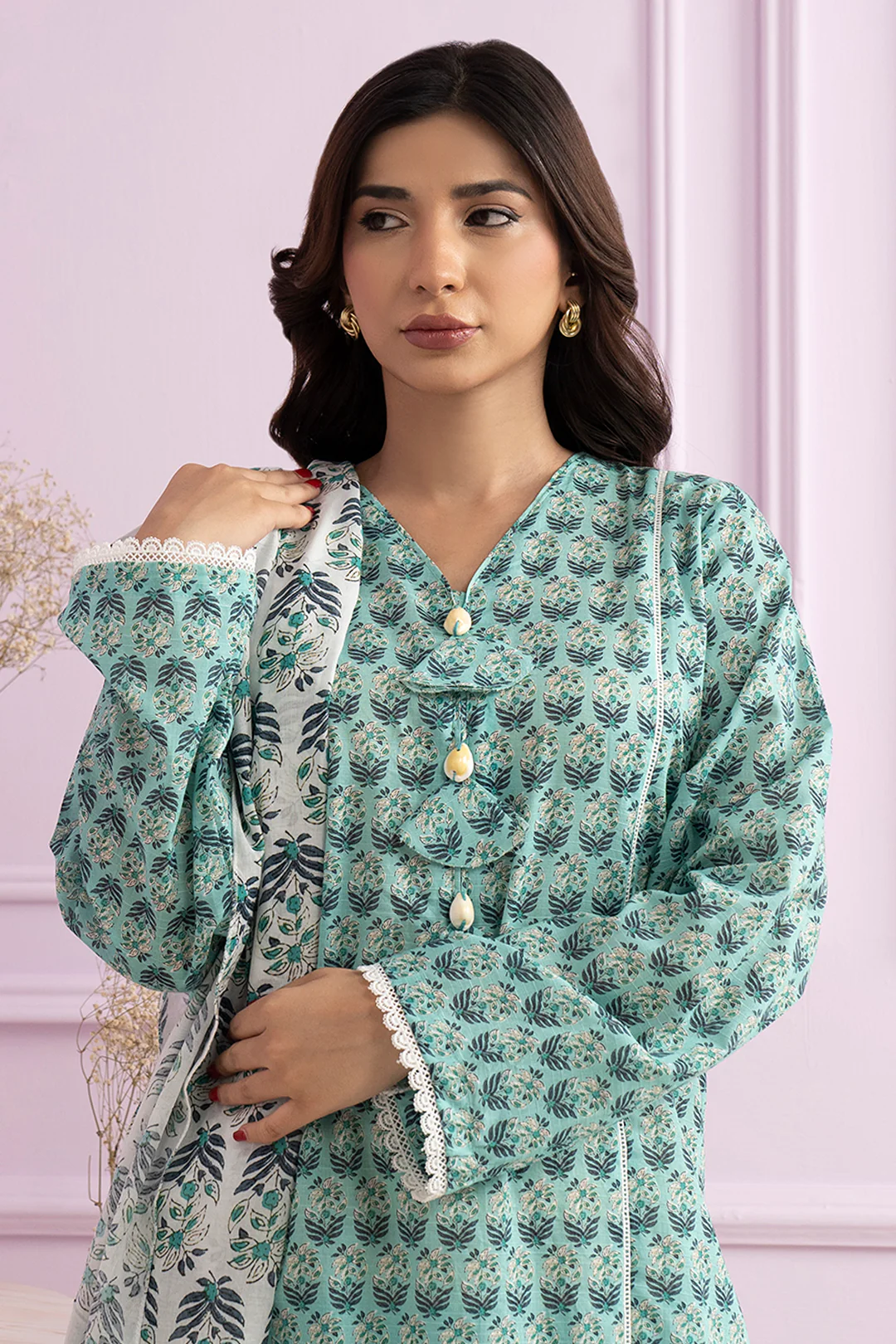 Kurta Dupatta Trouser - 1829 - Image 2
