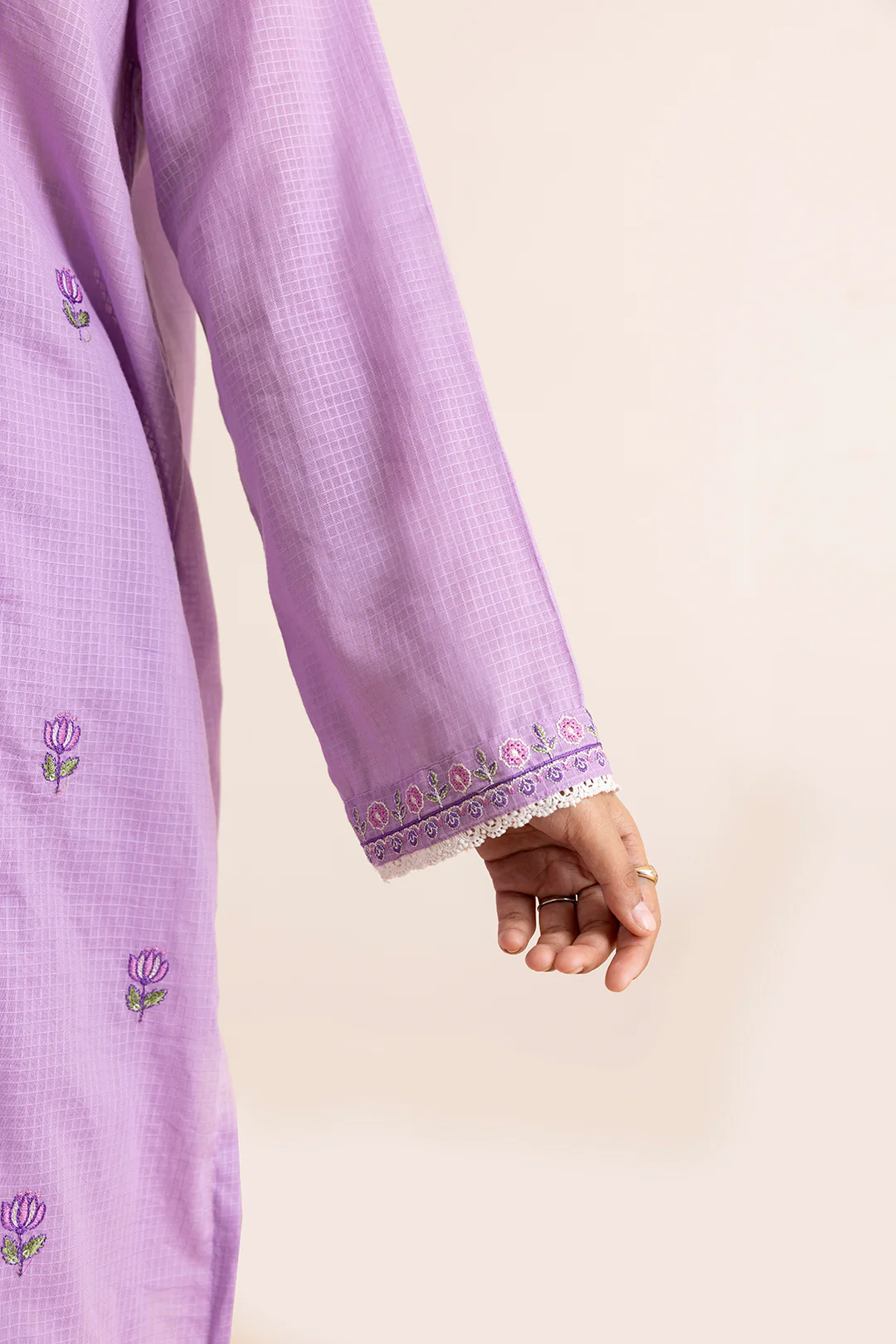 Embroidered Kurta Dupatta Trouser - 1830 - Image 4