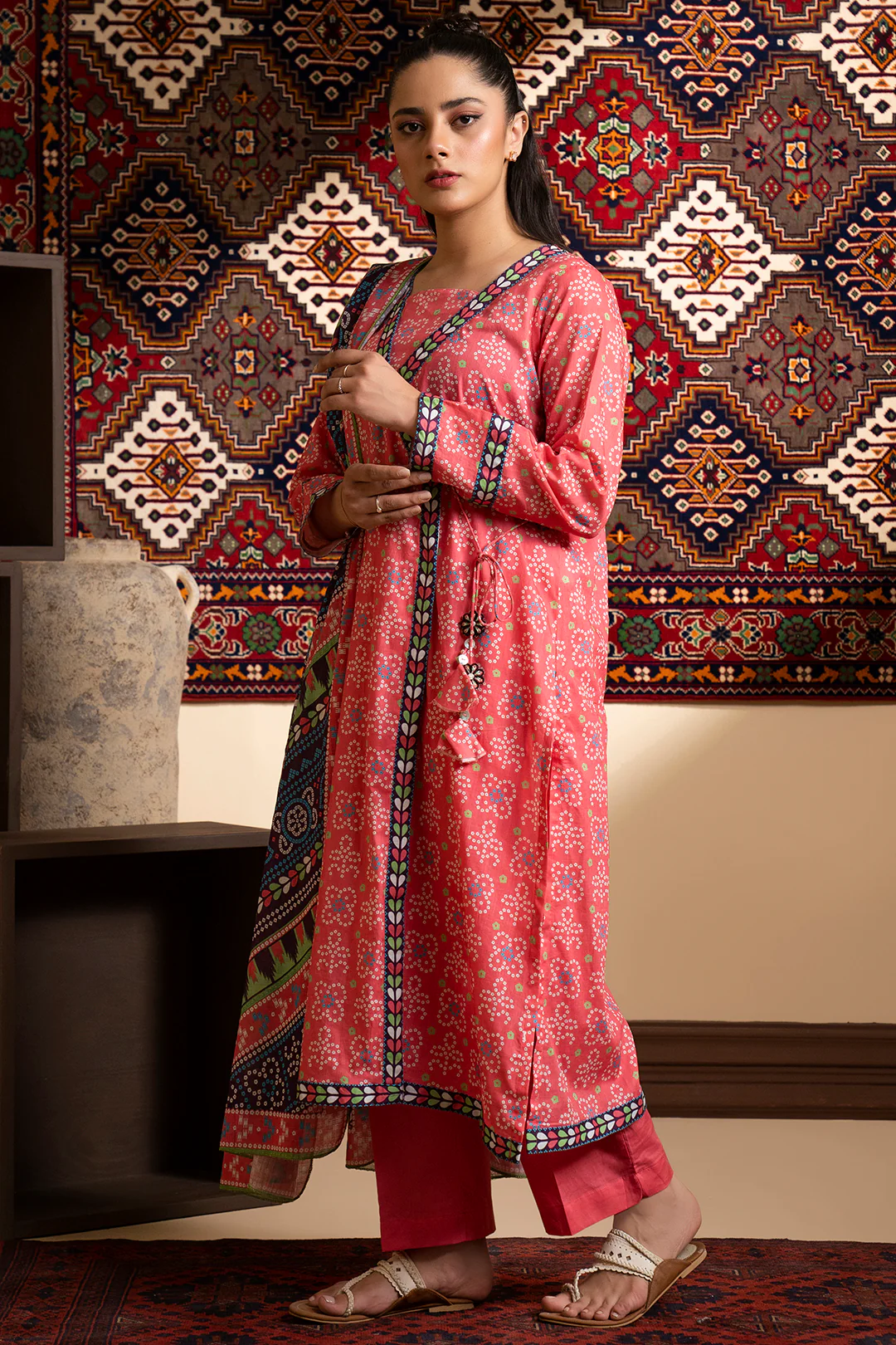 Kurta Dupatta Trouser - 1863 - Image 3