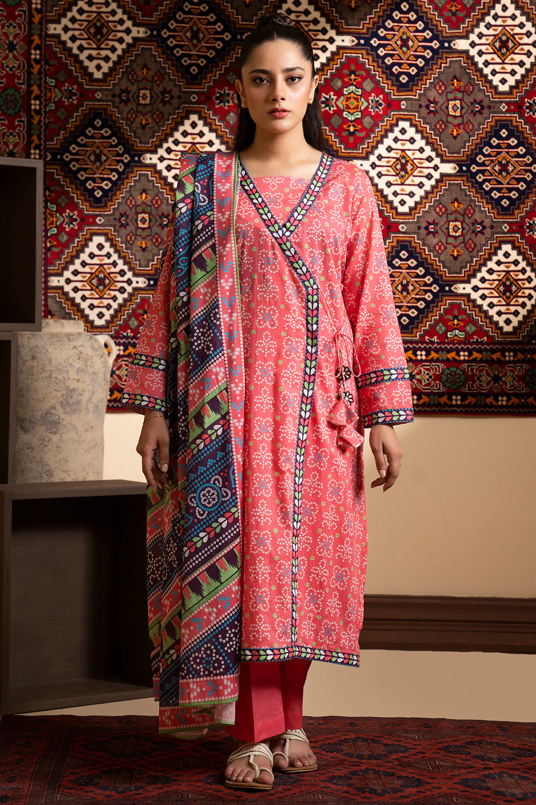 Kurta Dupatta Trouser - 1863 - Image 4