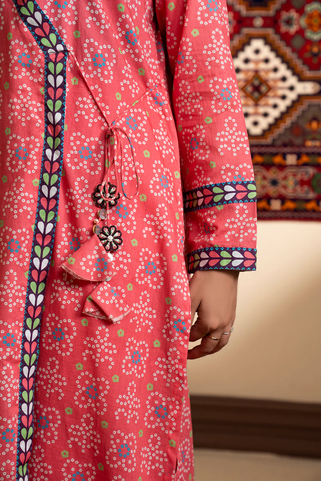 Kurta Dupatta Trouser - 1863 - Image 6