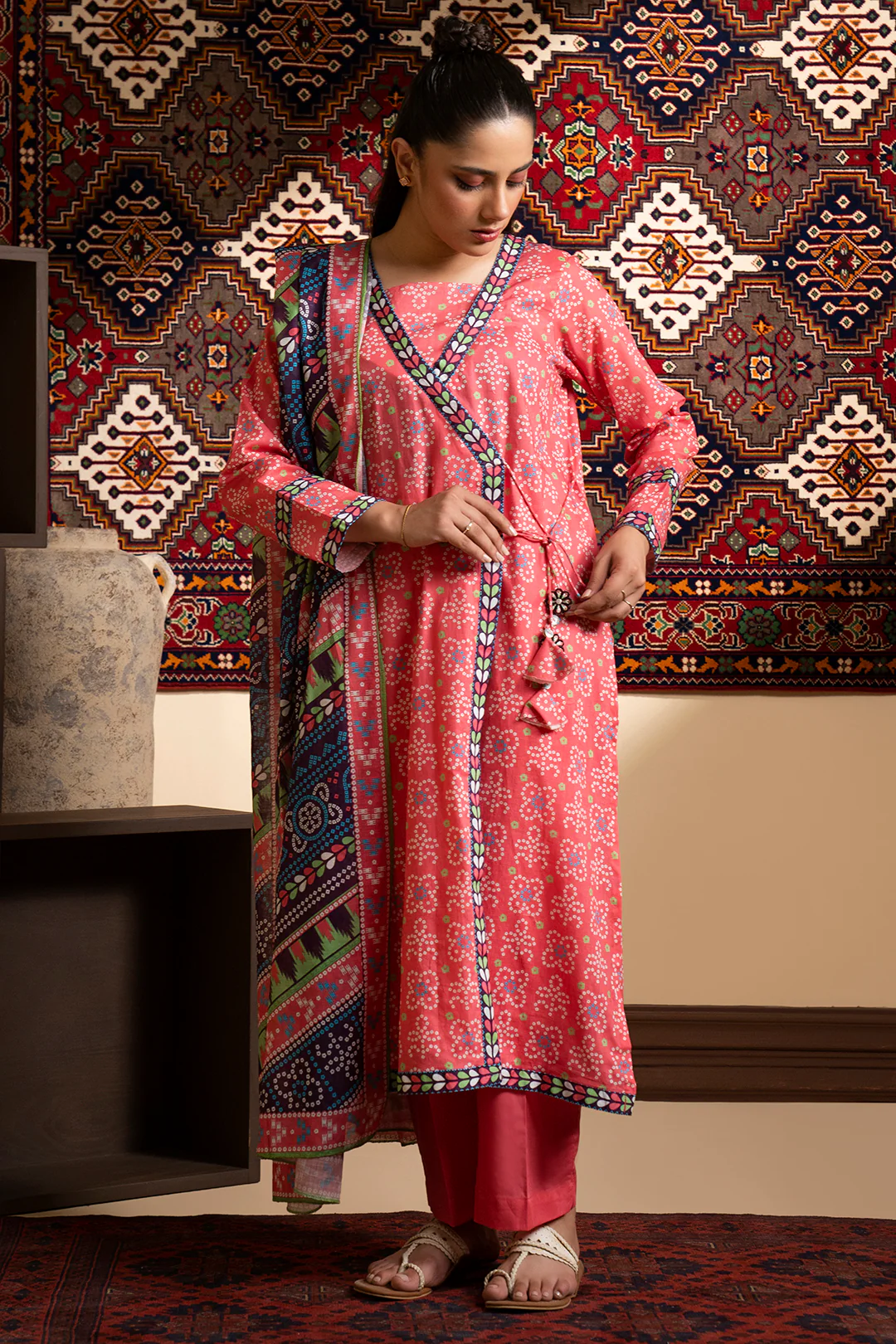 Kurta Dupatta Trouser - 1863 - Image 7