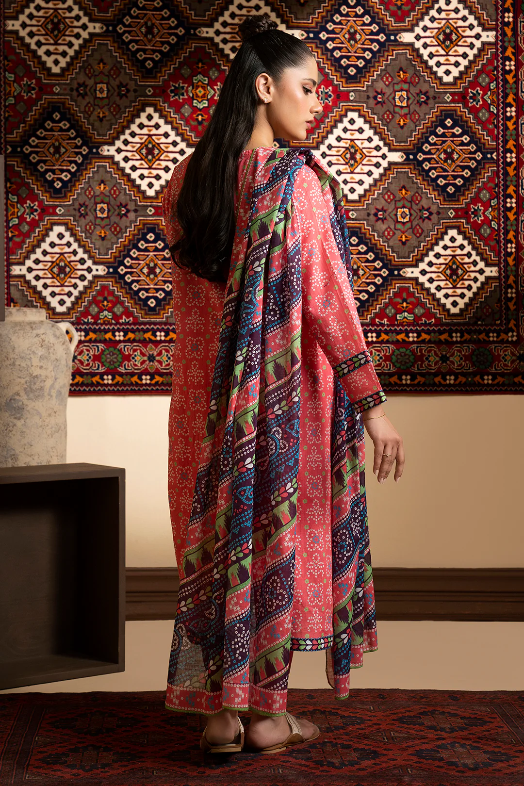 Kurta Dupatta Trouser - 1863 - Image 8
