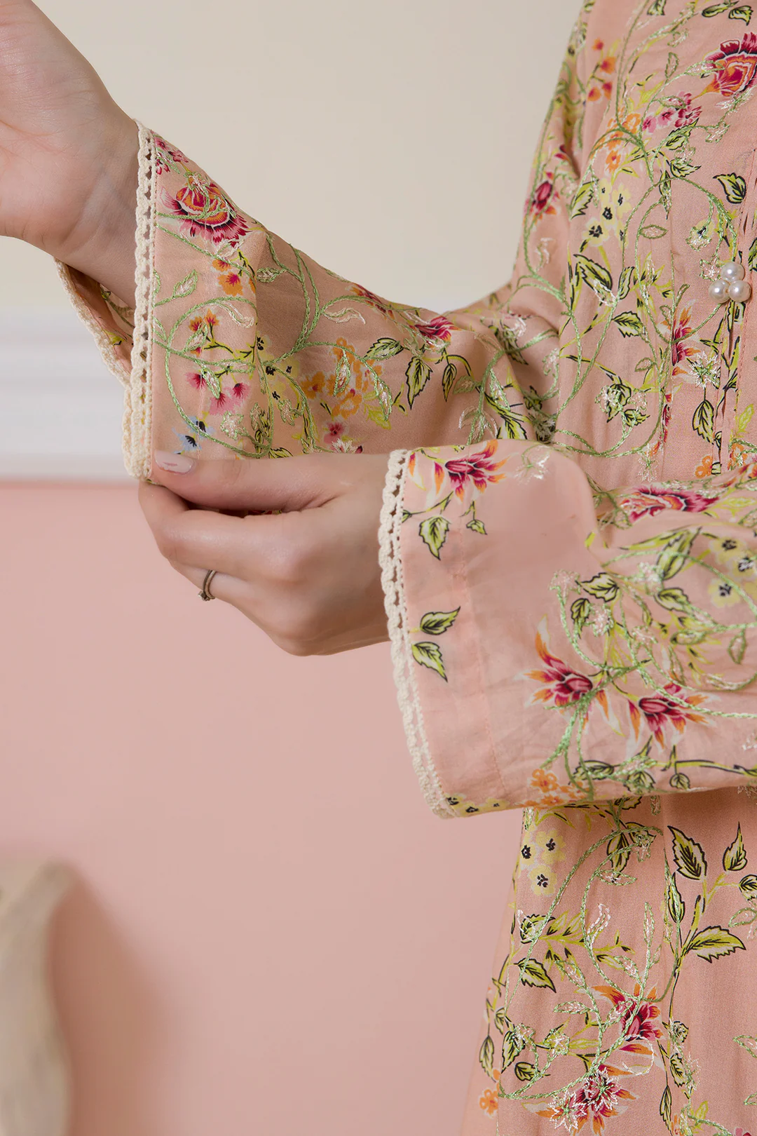 Embroidered Kurta Dupatta Trouser - 1992 - Image 7