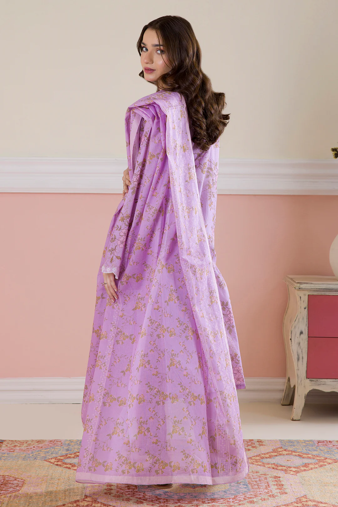 Embroidered Kurta Dupatta Trouser - 2022 - Image 7