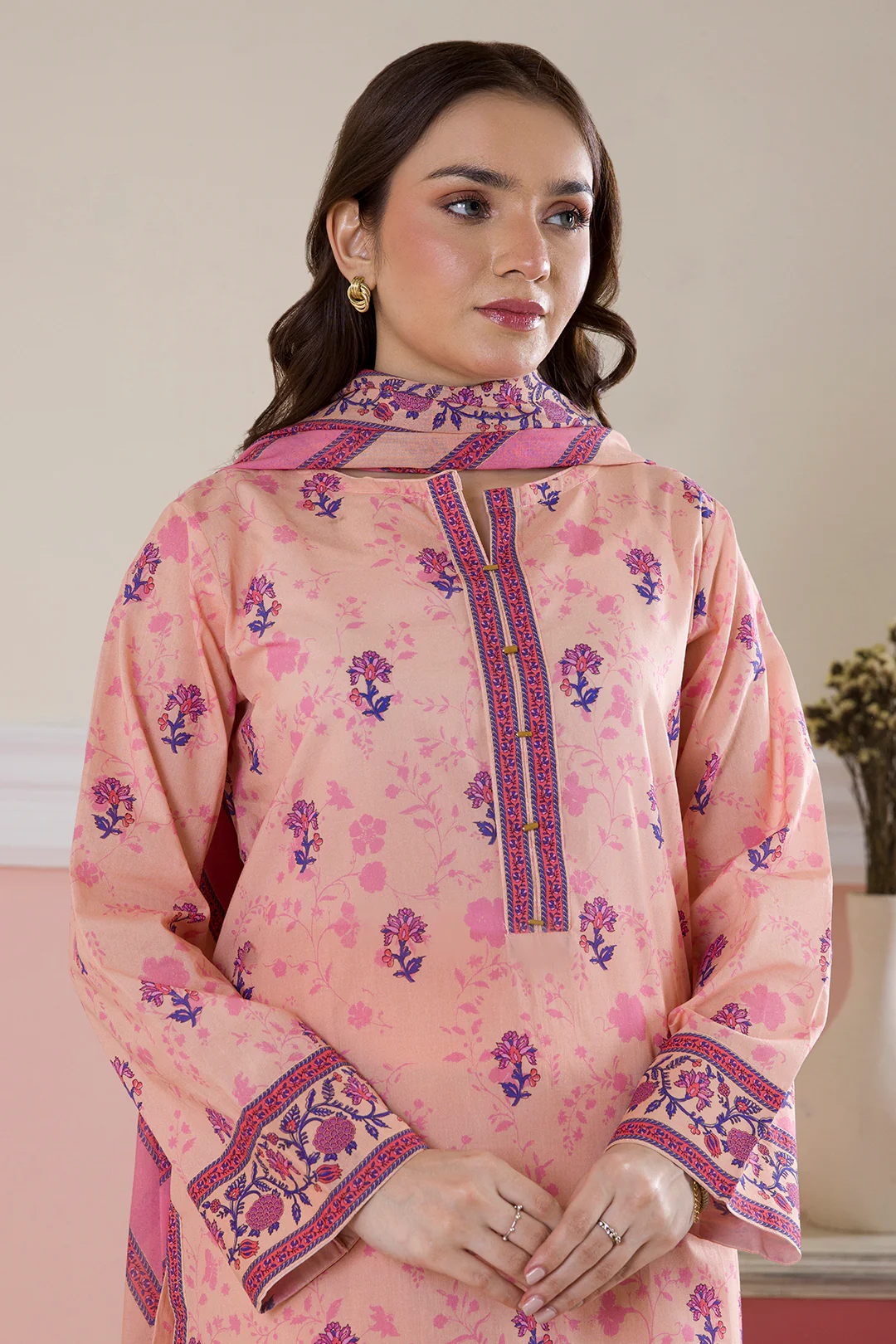 Kurta Dupatta Trouser - 2188 - Image 4